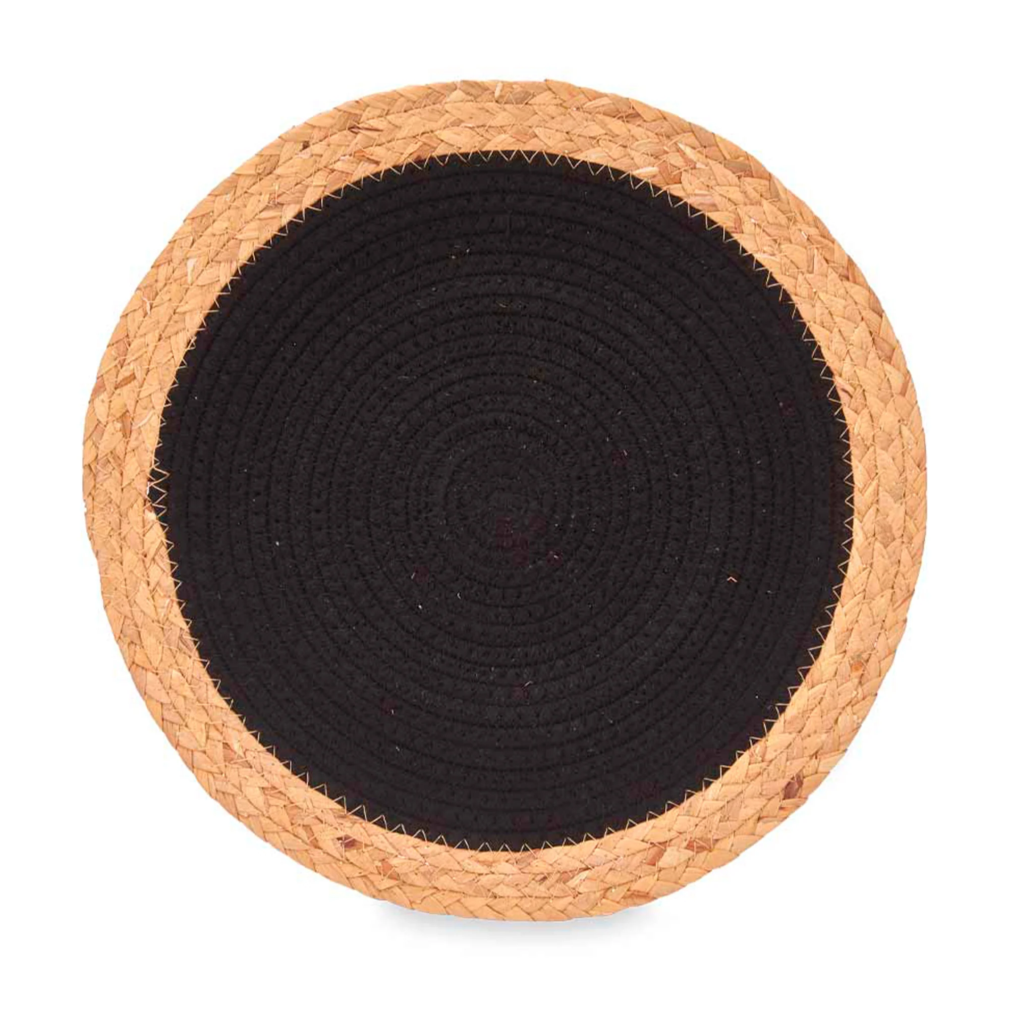 Salvamantel Esparto Espiral Tela Negro 3 Colección Kinvara - Image 3