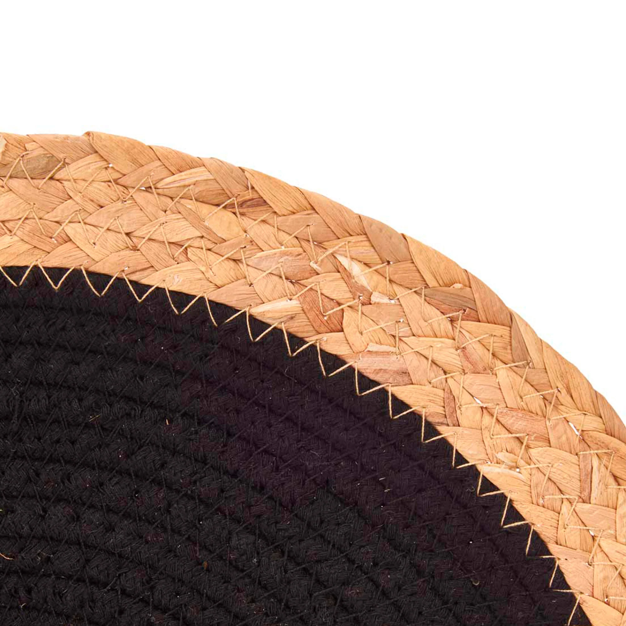 Salvamantel Esparto Espiral Tela Negro 3 Colección Kinvara - Image 4
