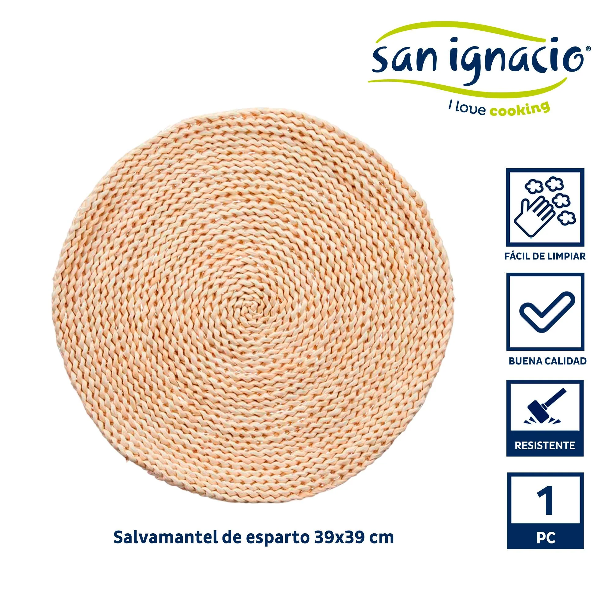 Salvamantel Esparto Redondo 40cm Colección Kinvara - Image 2