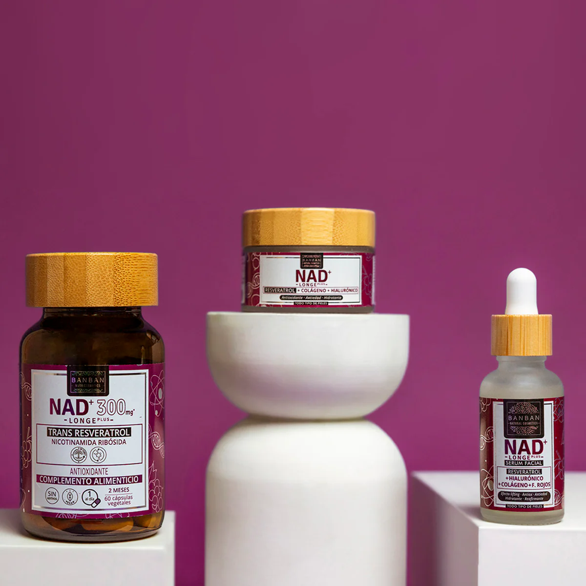 Serum Facial Nad⁺ & Resveratrol Bio 30ml Banban - Image 3