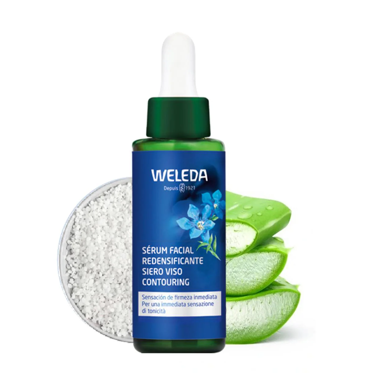 Sérum facial redensificante de Genciana azul y Edelweiss Weleda 30 ml - Image 2