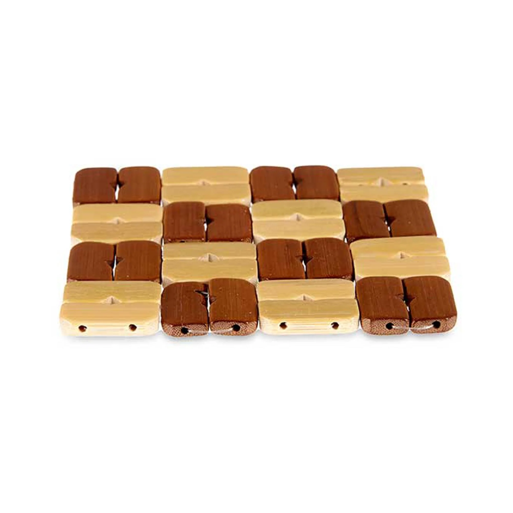Set 3 Salvamanteles Bambu Cuadrado Colección Kinvara - Image 3