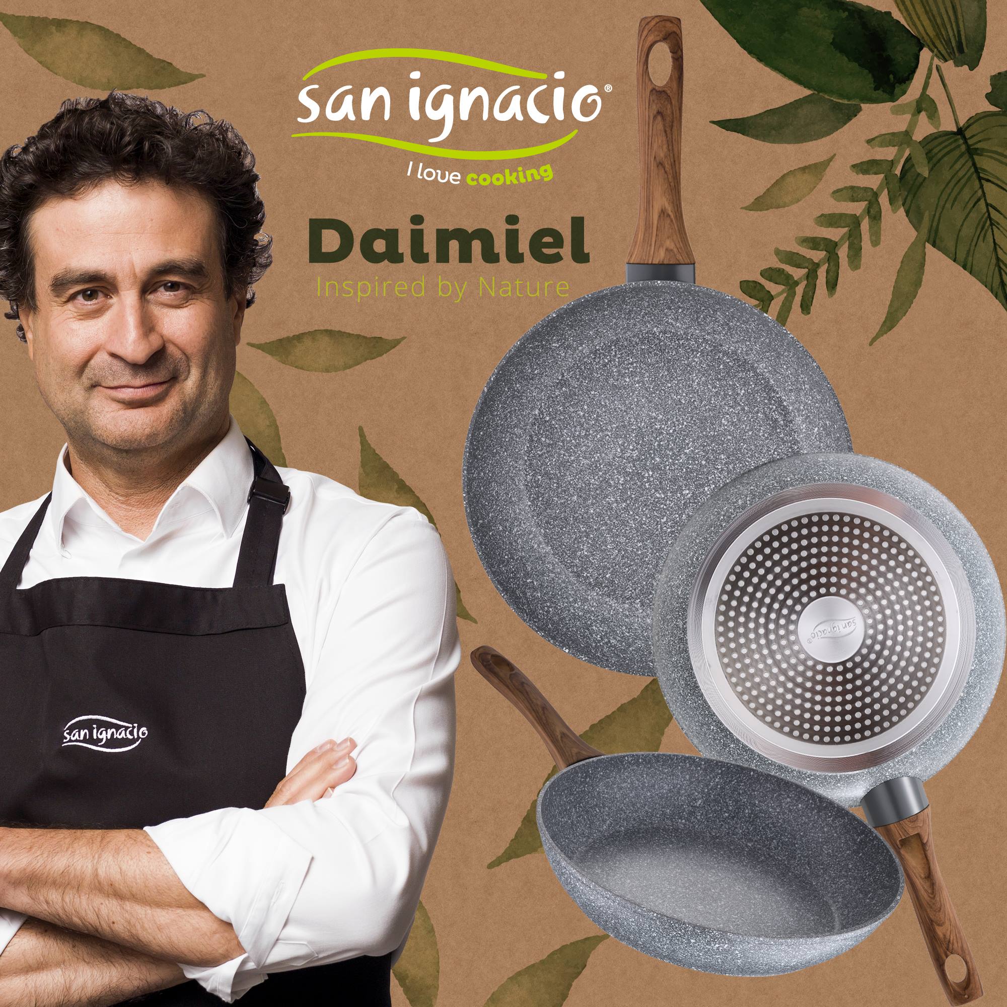 Set 3 Sartenes Ø22 Ø26 Y Ø28 Daimiel, Aluminio Forjado, Inducción - Image 3