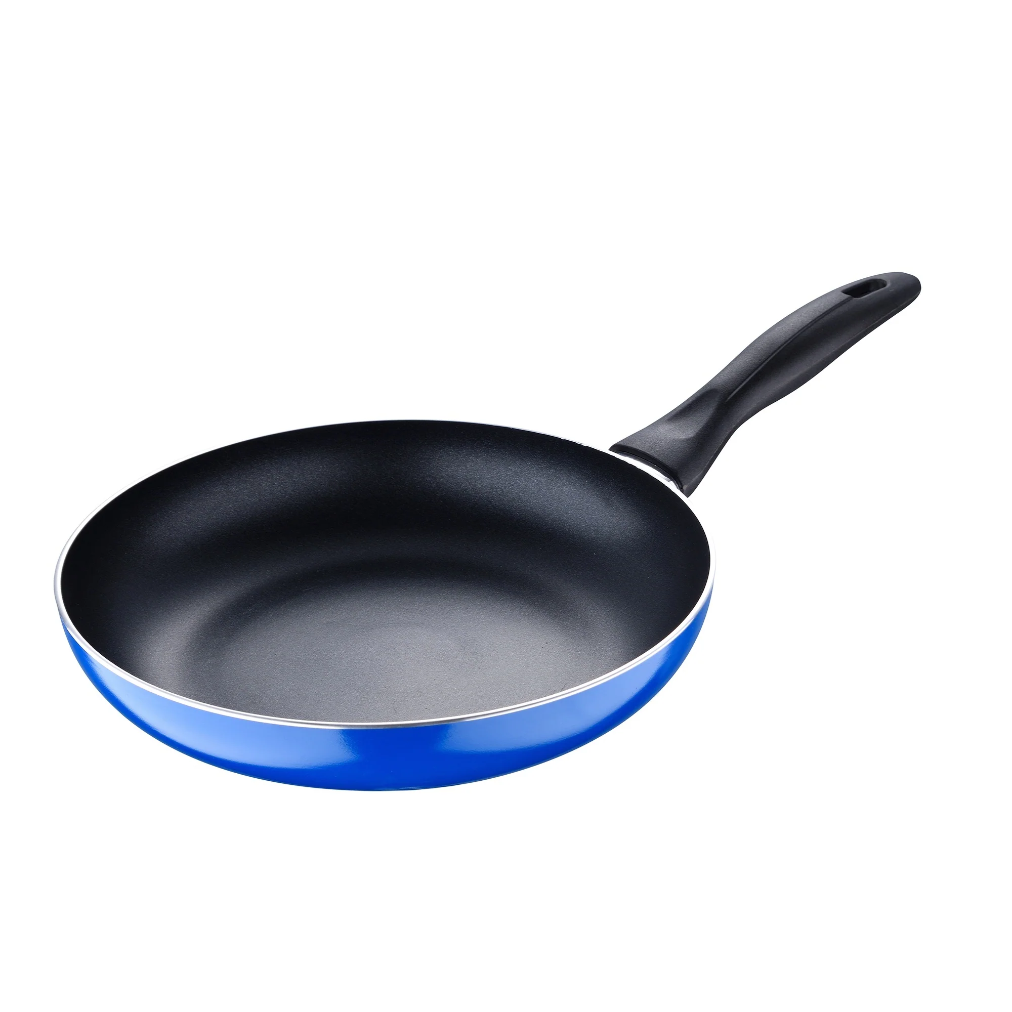 Set 3pc Sarten (16+20+24cm) Aluminio Prensado, Inducción, Azul Navy Paradise Con Set 3pc Utensilios De Cocina Silicona Madera - Image 3