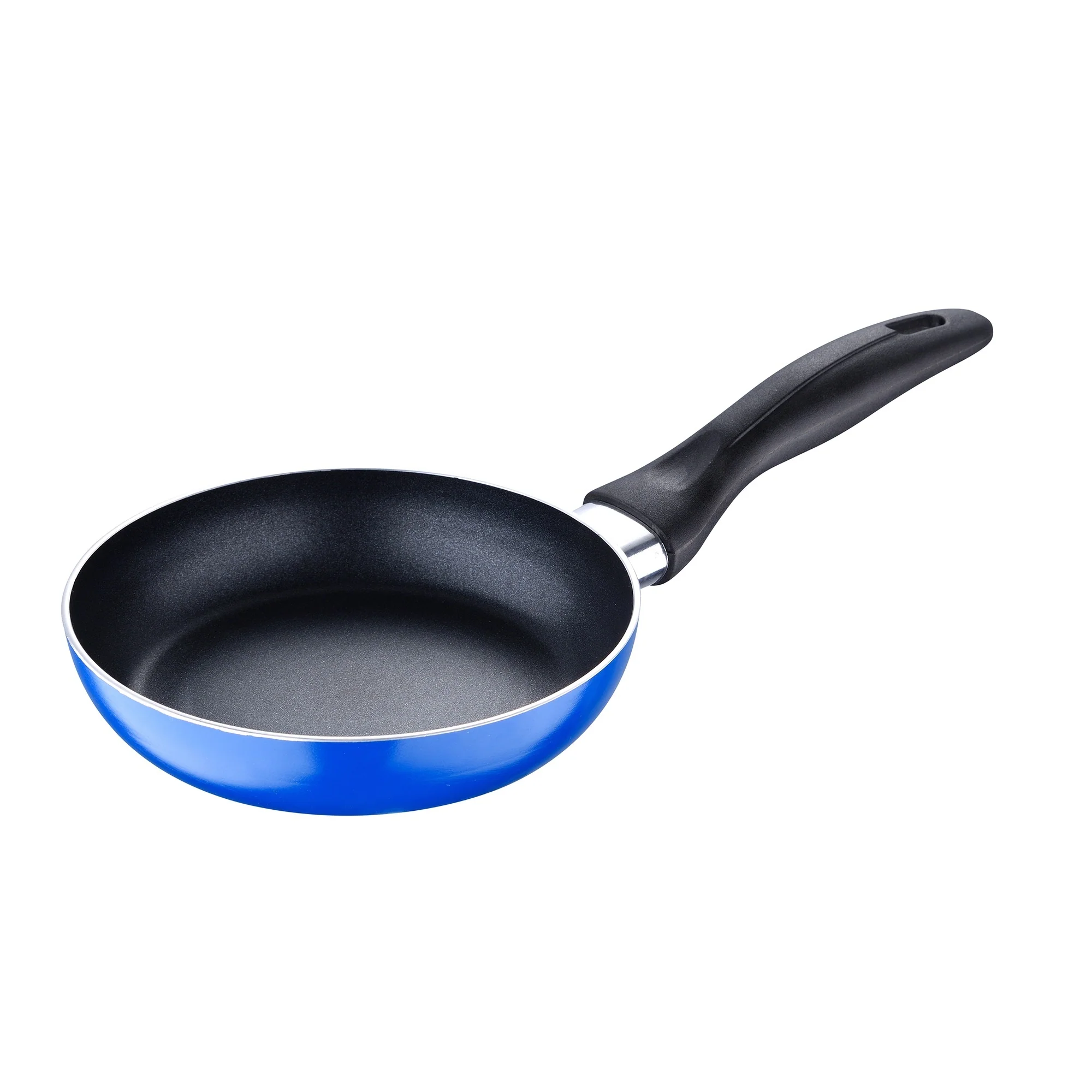 Set 3pc Sarten (16+20+24cm) Aluminio Prensado, Inducción, Azul Navy Paradise Con Set 3pc Utensilios De Cocina Silicona Madera - Image 4