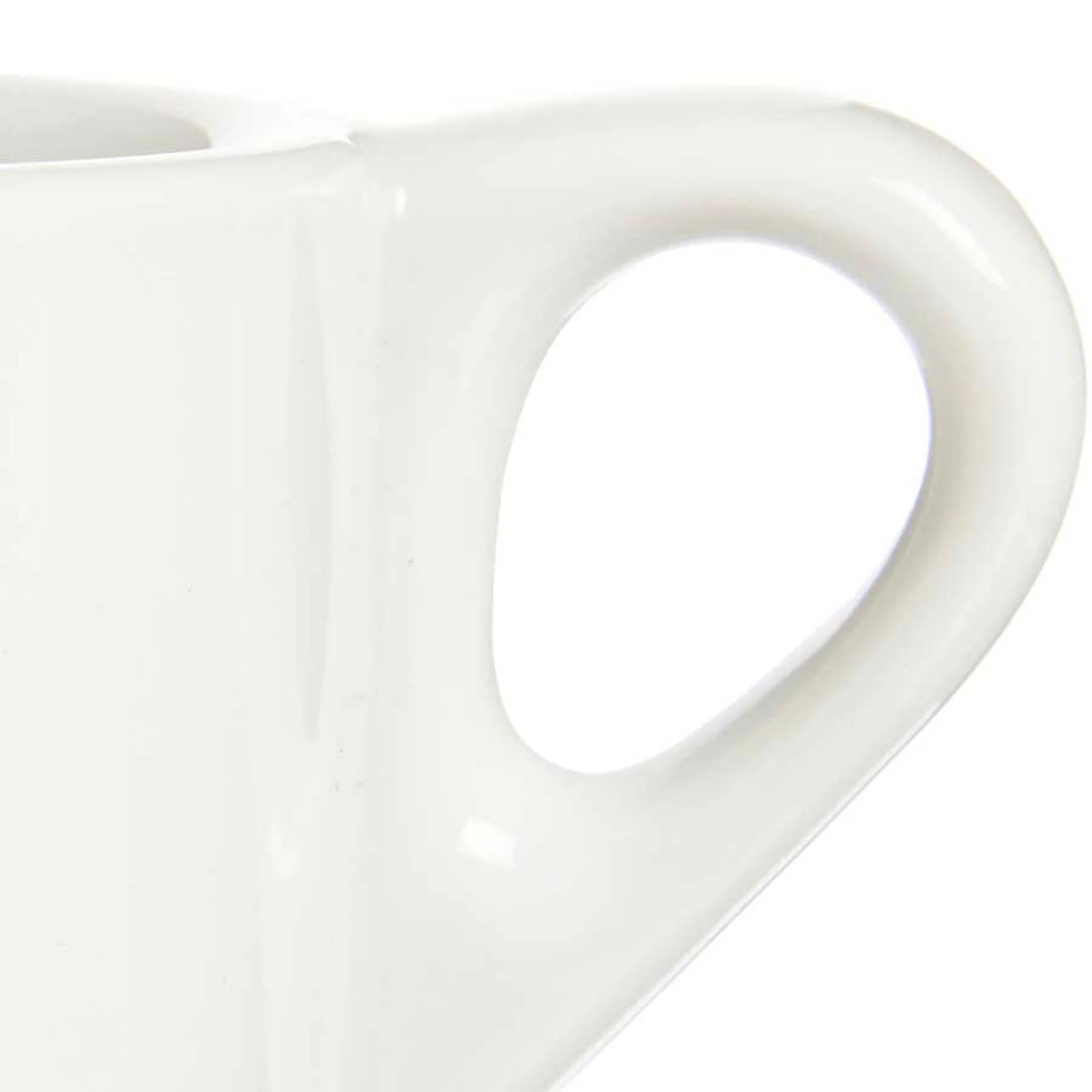 Set 6 Tazas Cafe Porcelana Blanca Con Pl Colección Vessia - Image 5