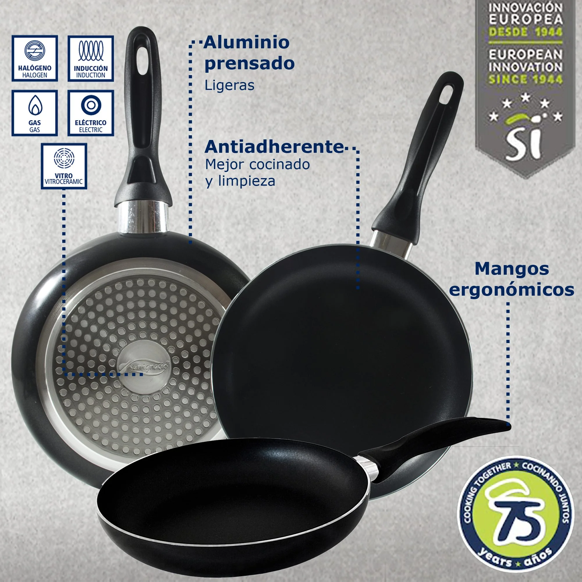Set Bateria 8pc Sip + Set 3 Sartenes 16/20/24 - Image 5