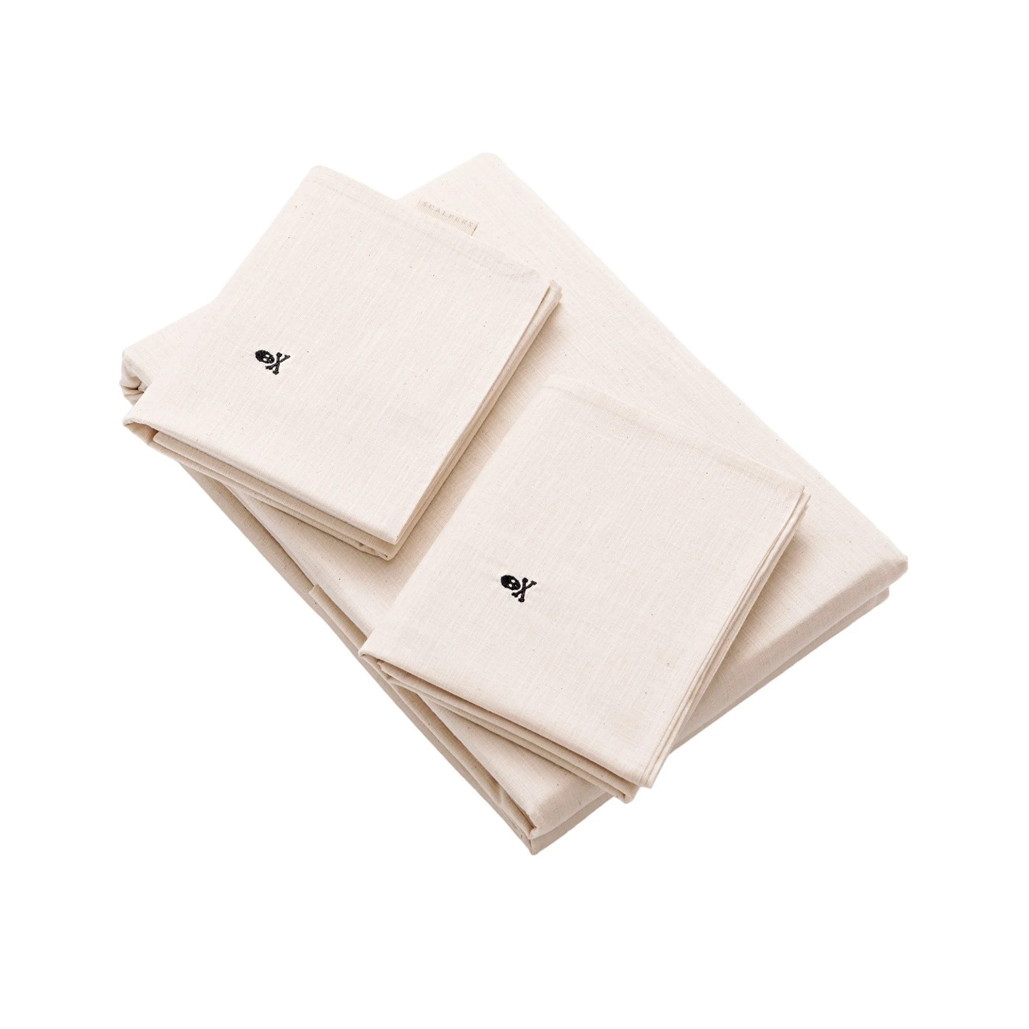 Set Sábanas Ocre (encimera 240x280cm + 2 Fundas De Almohada 50x85cm) 100% Algodón Scalpers Home