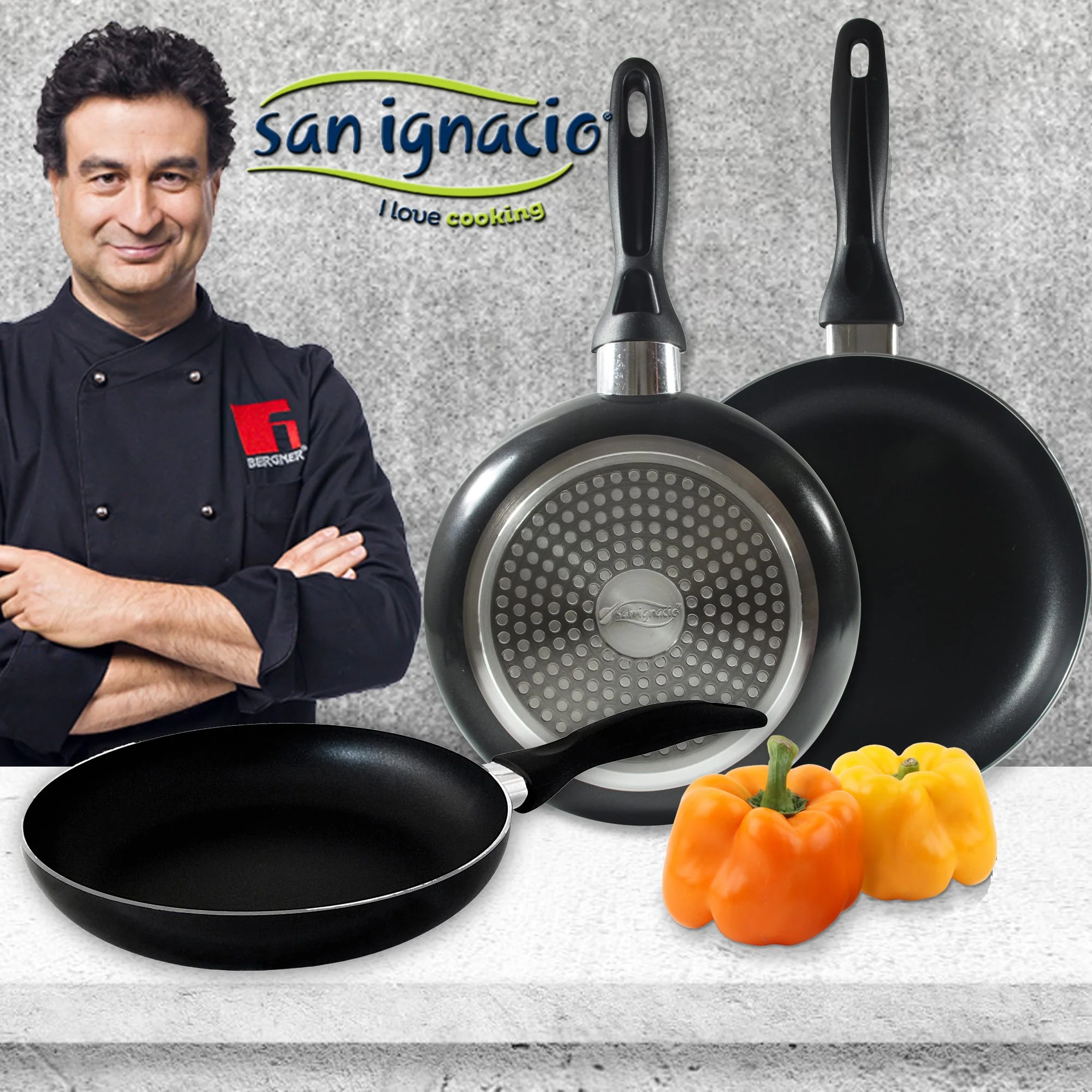Set San Ignacio: Juego De Tres Sartenes + Batería De Cocina 5 Piezas - Image 4