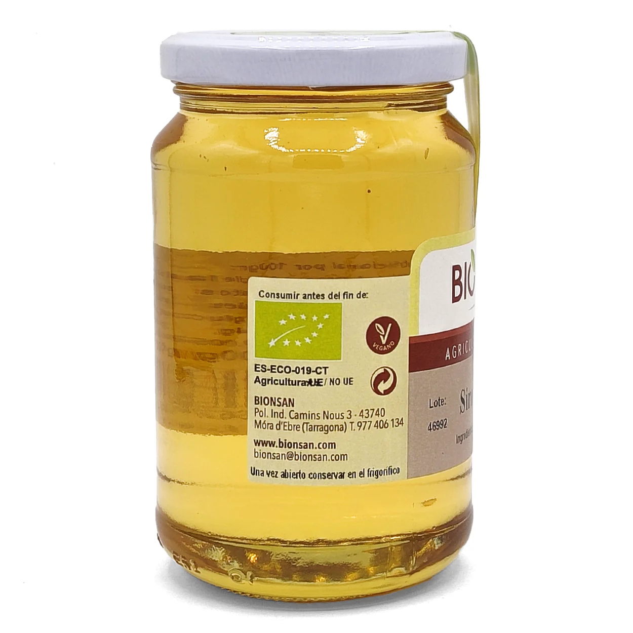 Sirope De Agave Eco Bionsan 500gr - Image 2