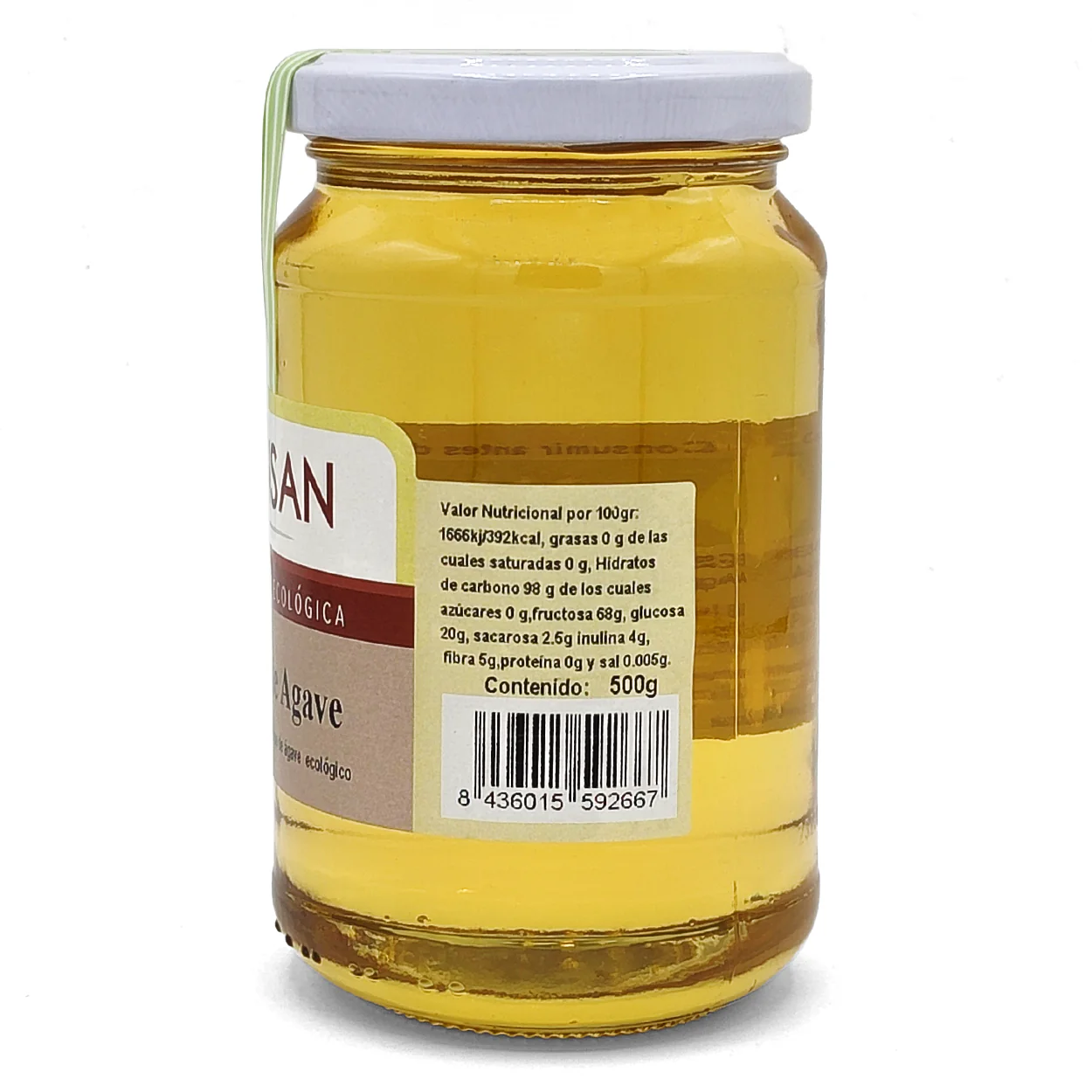 Sirope De Agave Eco Bionsan 500gr - Image 3