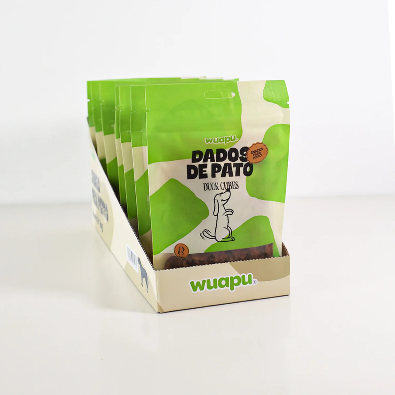 Snack Natual Para Perro 67% Carne De Pato En Dados 12 Paq X(100gr) Wuapu - Image 6
