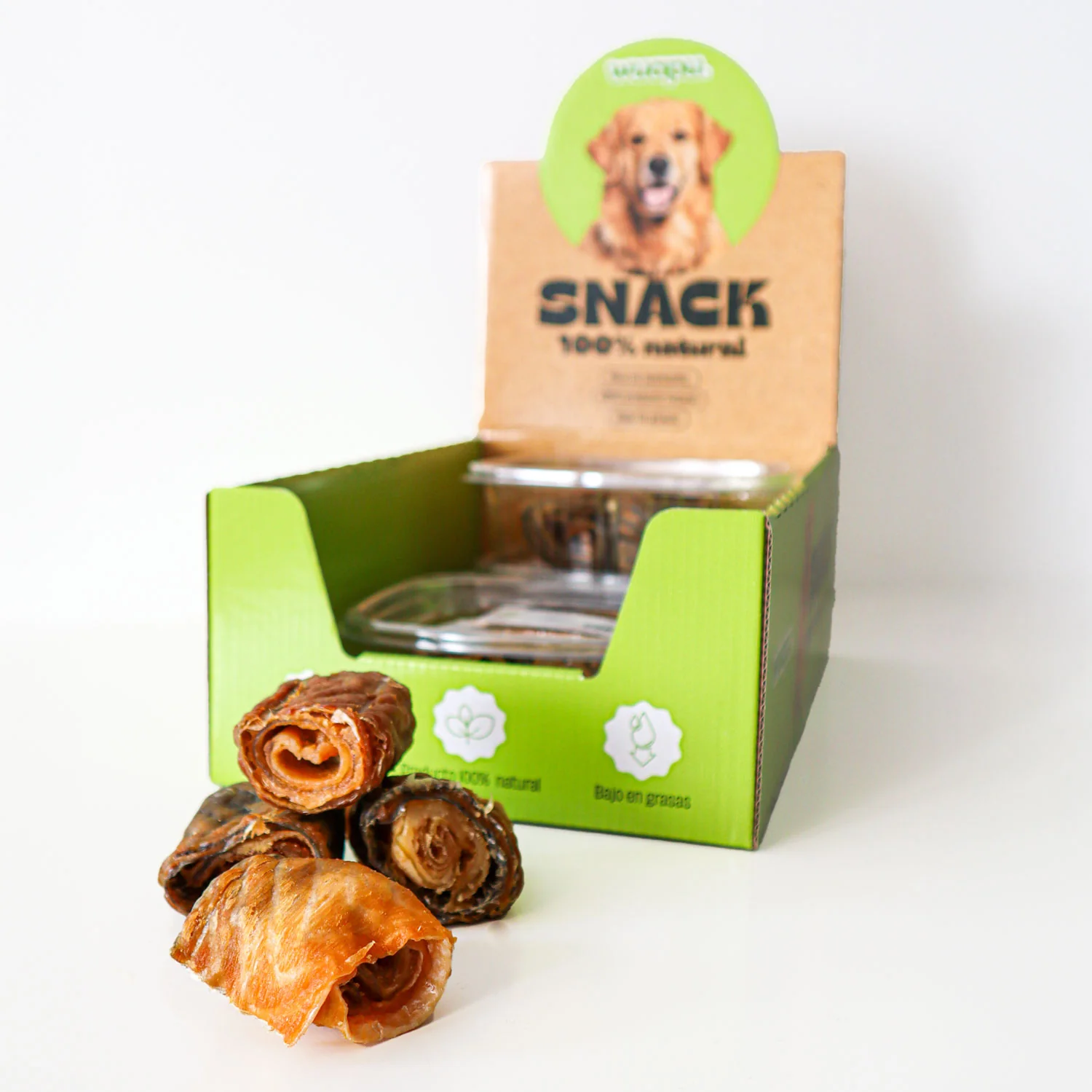 Snack Natural Para Perro Maxi Sushi Salmon 4u X 4 Bolsas Wuapu - Image 4