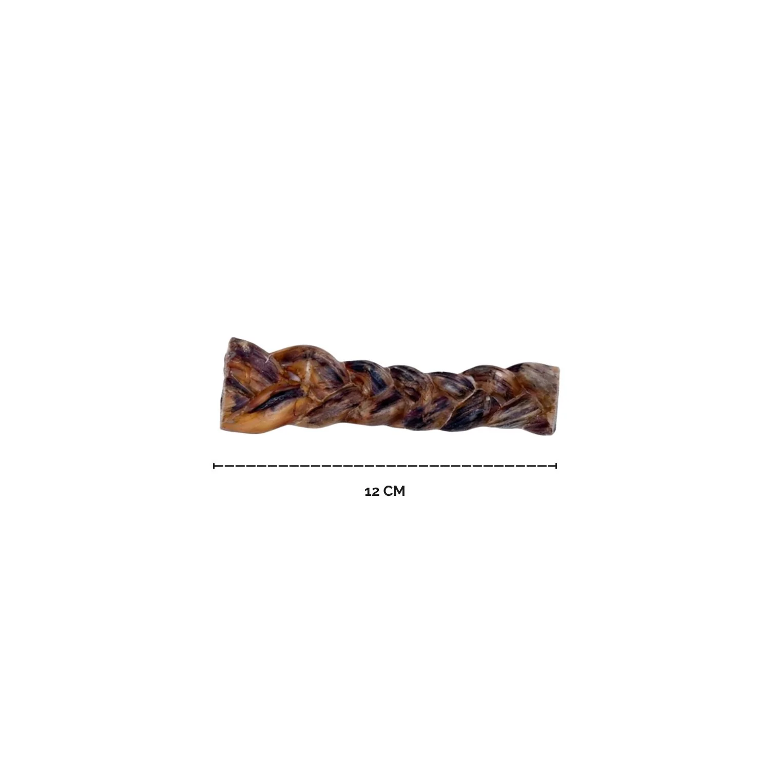Snack Natural Wuapu Nervio De Buey Trenzado 12cm X 40 Unidades - Image 2