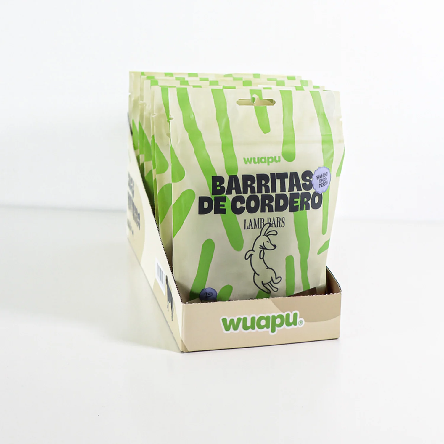 Snack Para Perro En Barritas Semihúmedas De Salmón 12 Paq X (100gr) Wuapu - Image 5