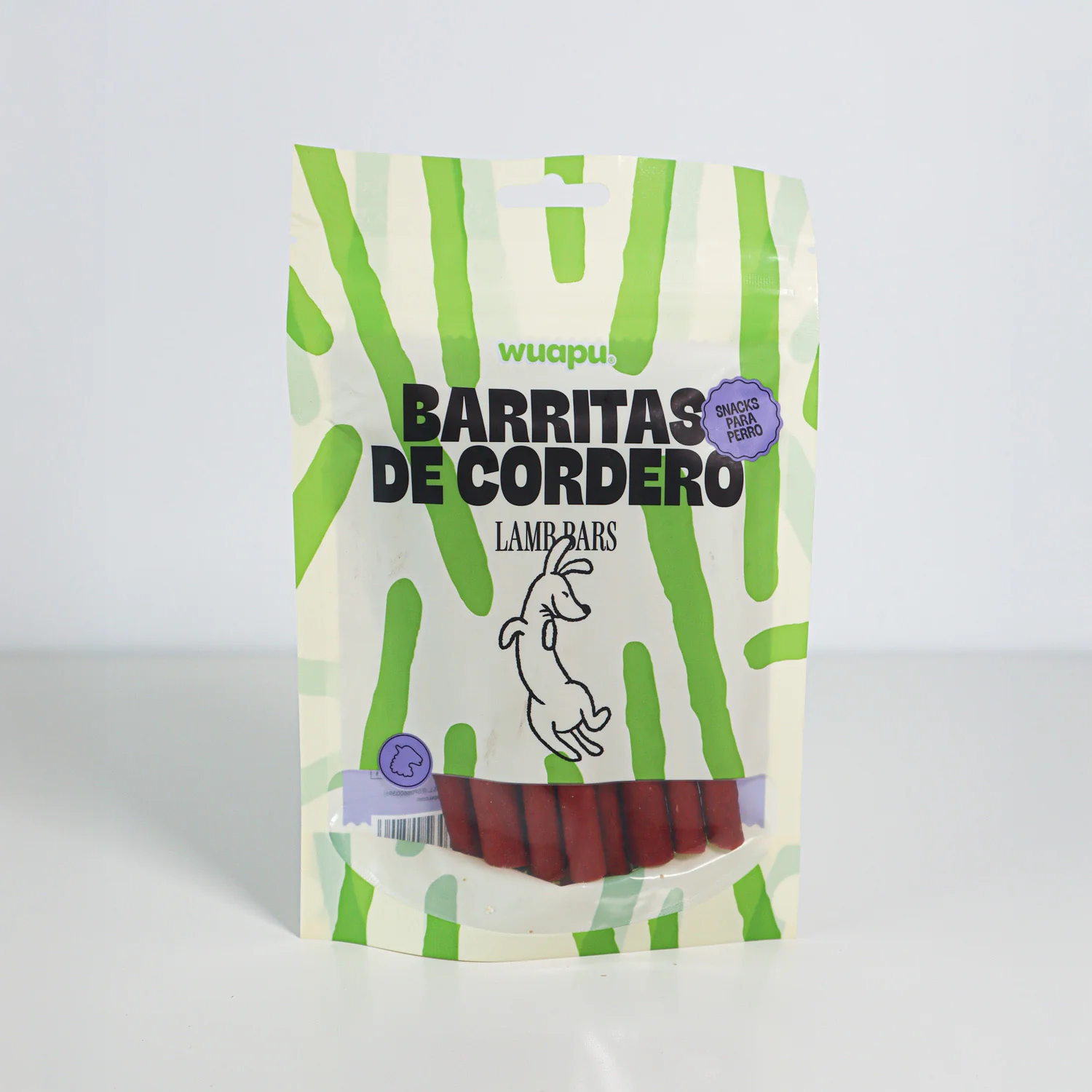 Snack Para Perro En Barritas Semihúmedas De Salmón 12 Paq X (100gr) Wuapu - Image 6