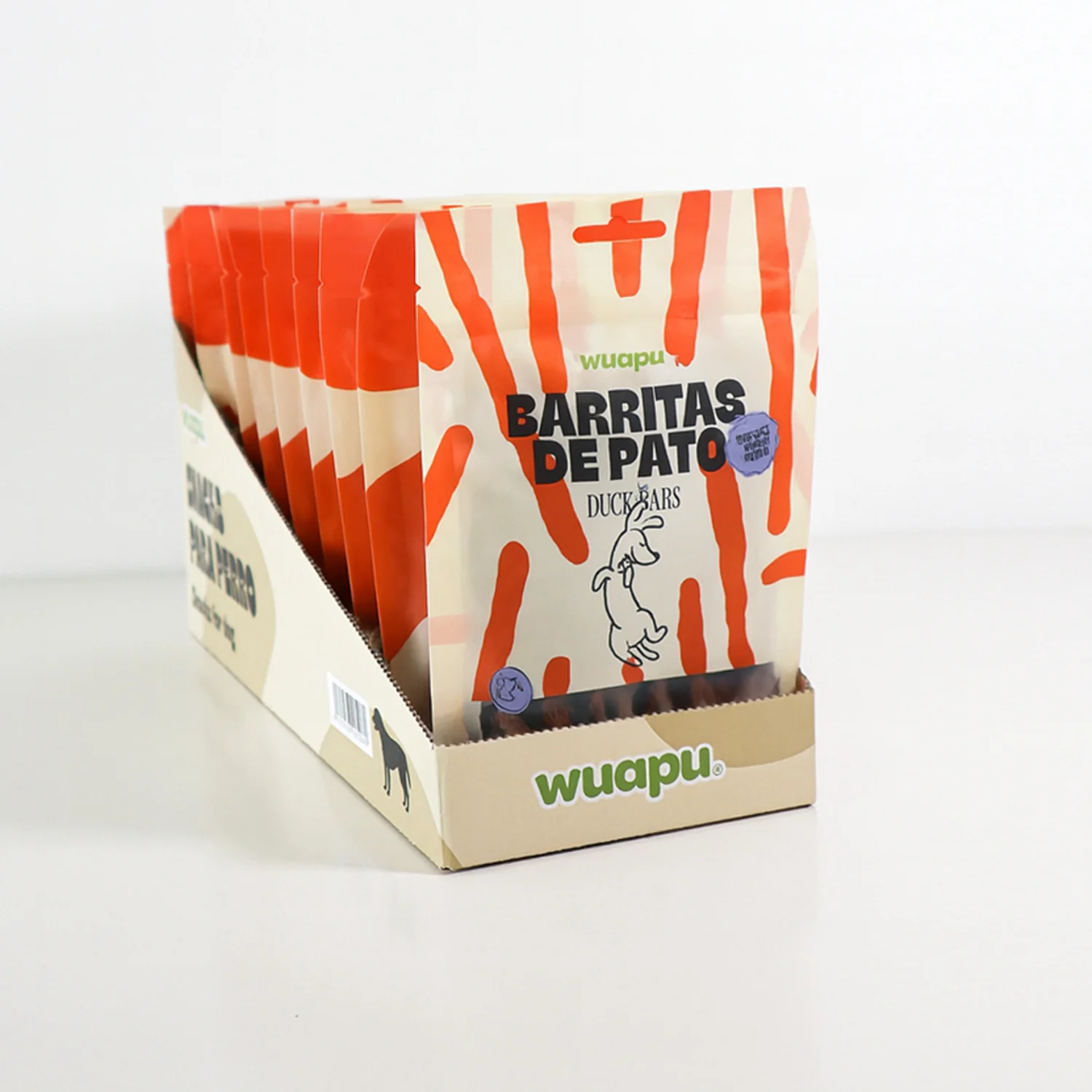 Snack Para Perro En Barritas Semihúmedas De Salmón 12 Paq X (100gr) Wuapu - Image 5