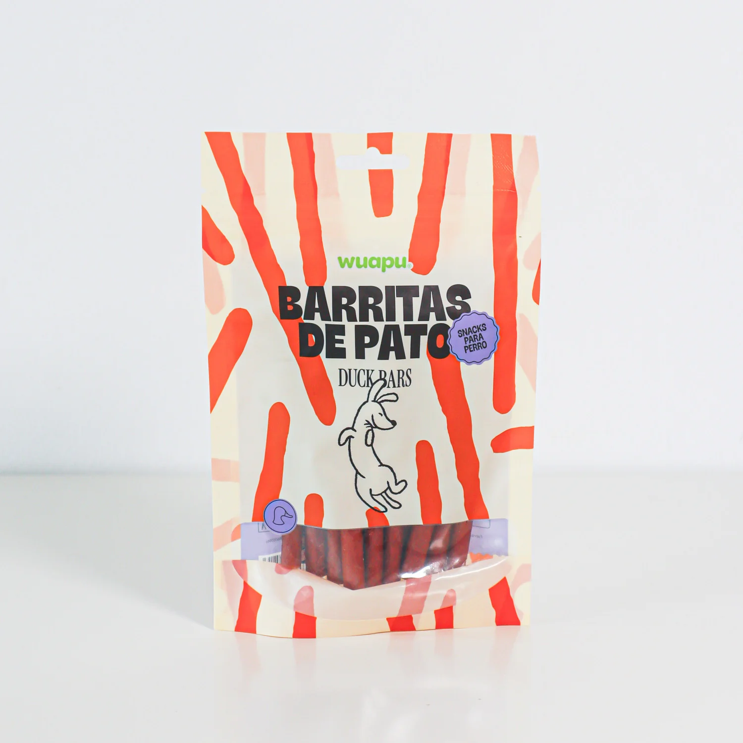 Snack Para Perro En Barritas Semihúmedas De Salmón 12 Paq X (100gr) Wuapu - Image 6
