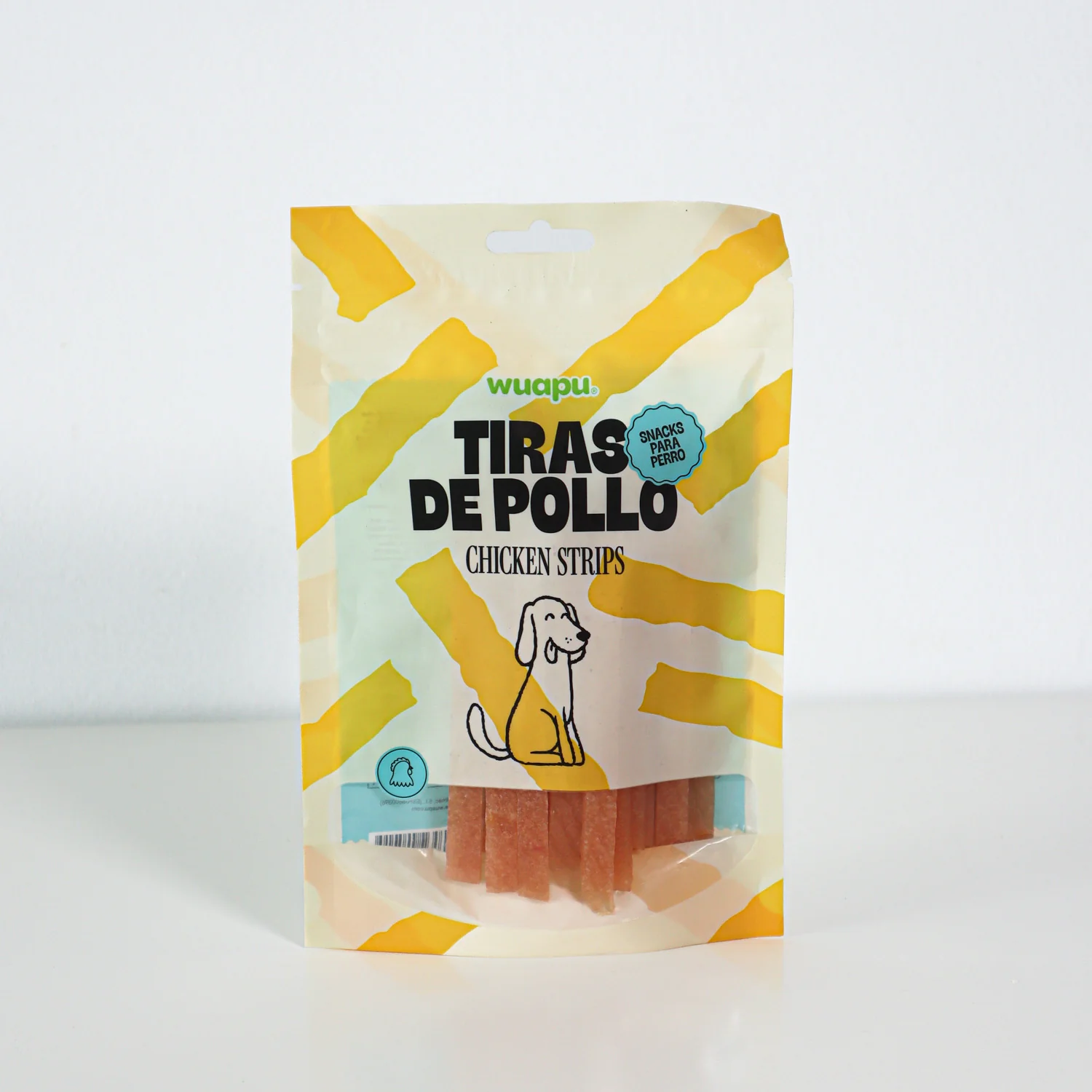 Snack Para Perro En Tiras De Pollo Desecado Wuapu 12x100gr - Image 3
