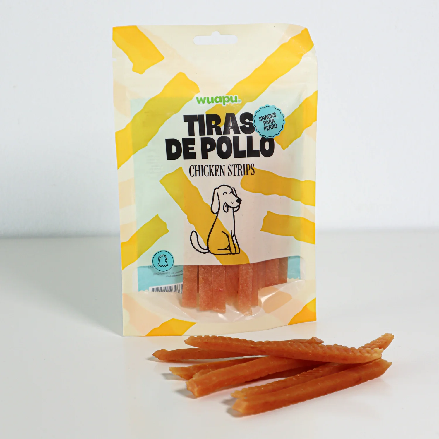 Snack Para Perro En Tiras De Pollo Desecado Wuapu 500gr - Image 3