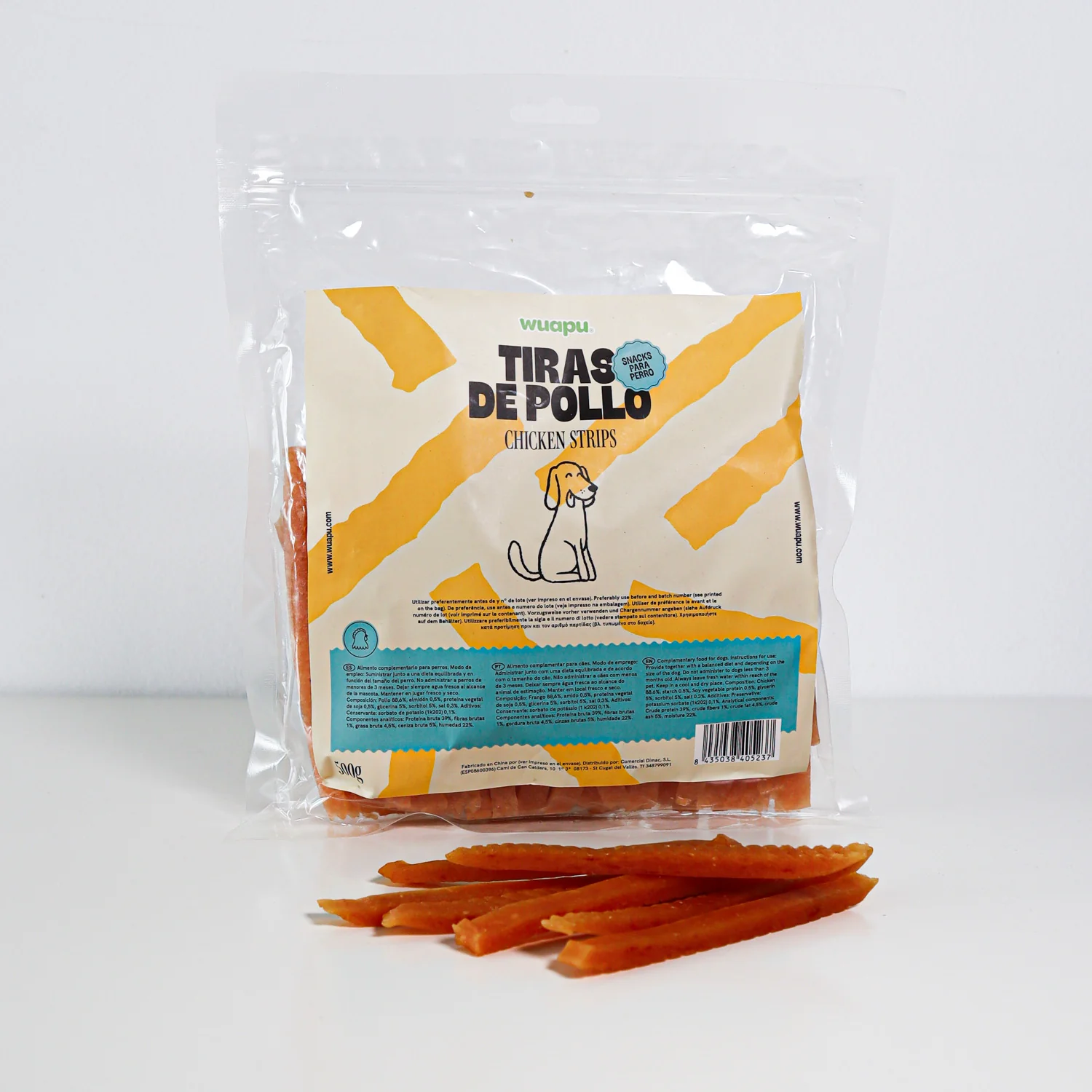 Snack Para Perro En Tiras De Pollo Desecado Wuapu 500gr - Image 4