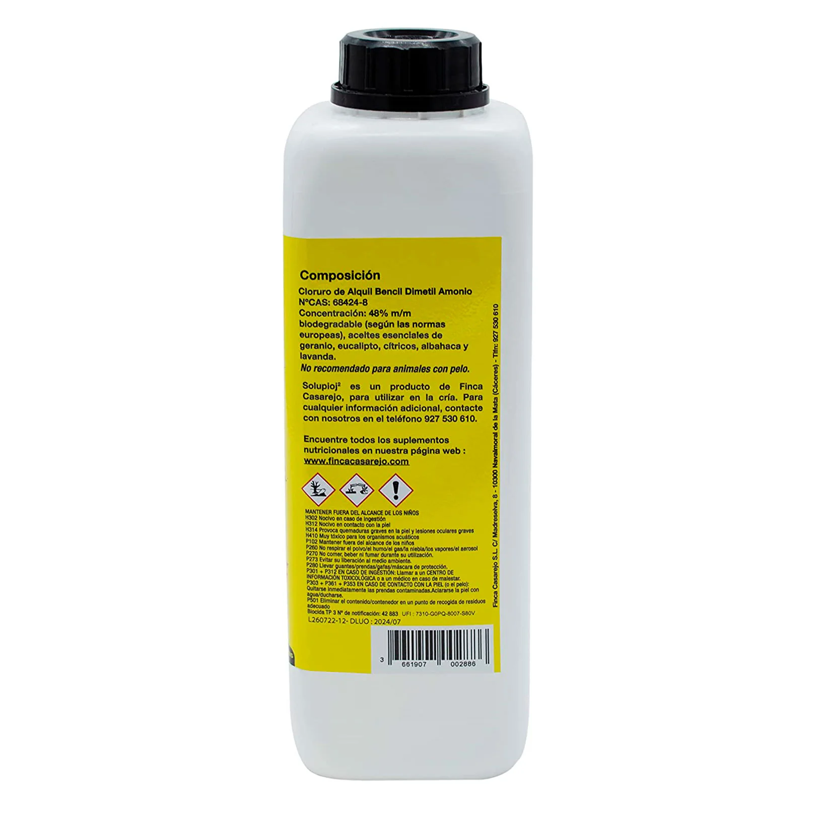Solupioj (1 Litro) - Solución Biodegradable Para Eliminar Parásitos Externos Como Piojo, Ácaros, Garrapatas... - Image 4