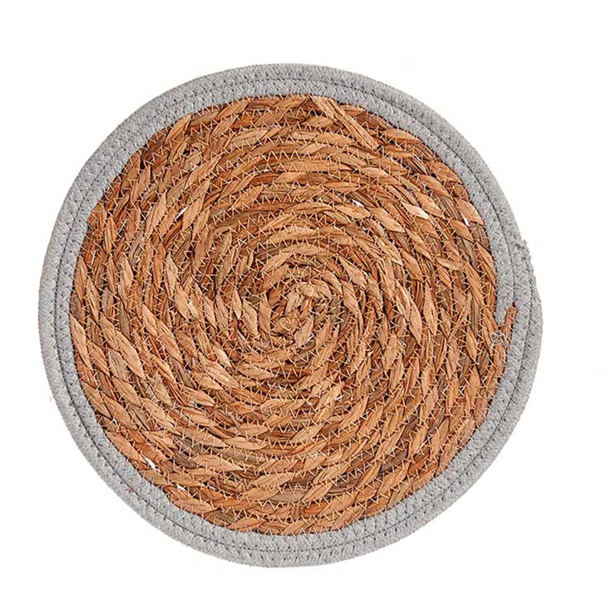 Tapete Natural Borde Gris 30cm Colección Kinvara - Image 3