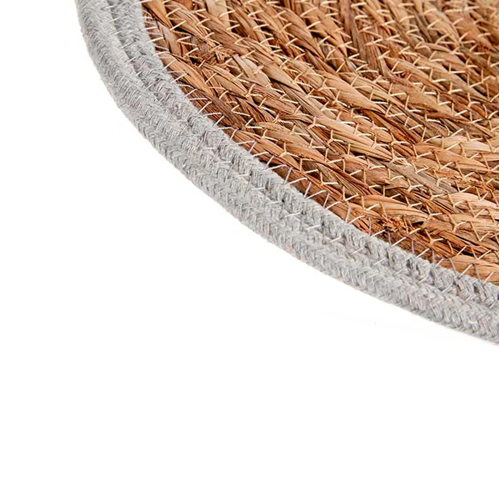Tapete Natural Borde Gris 30cm Colección Kinvara - Image 4