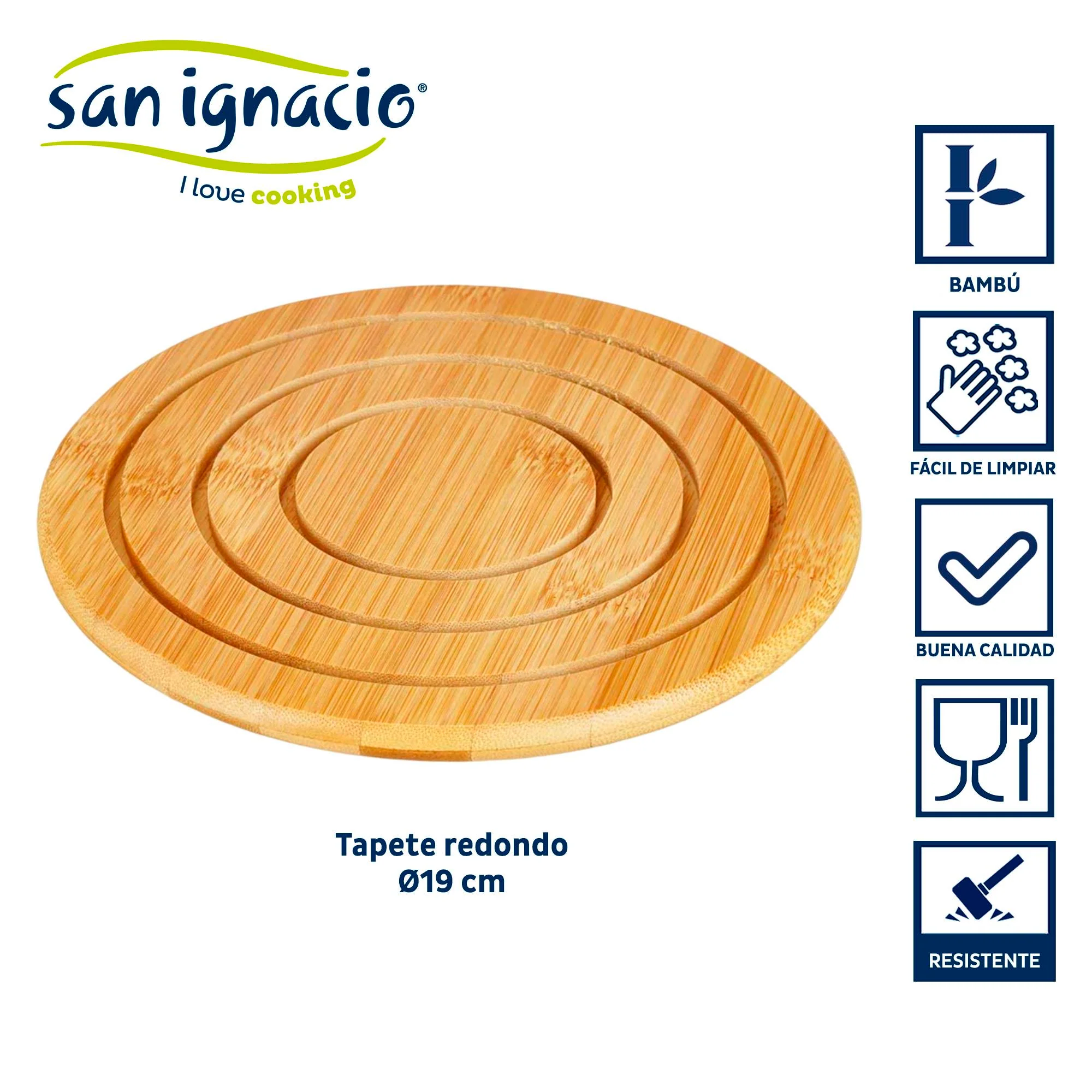 Tapete Redondo Bambu Colección Kinvara - Image 2