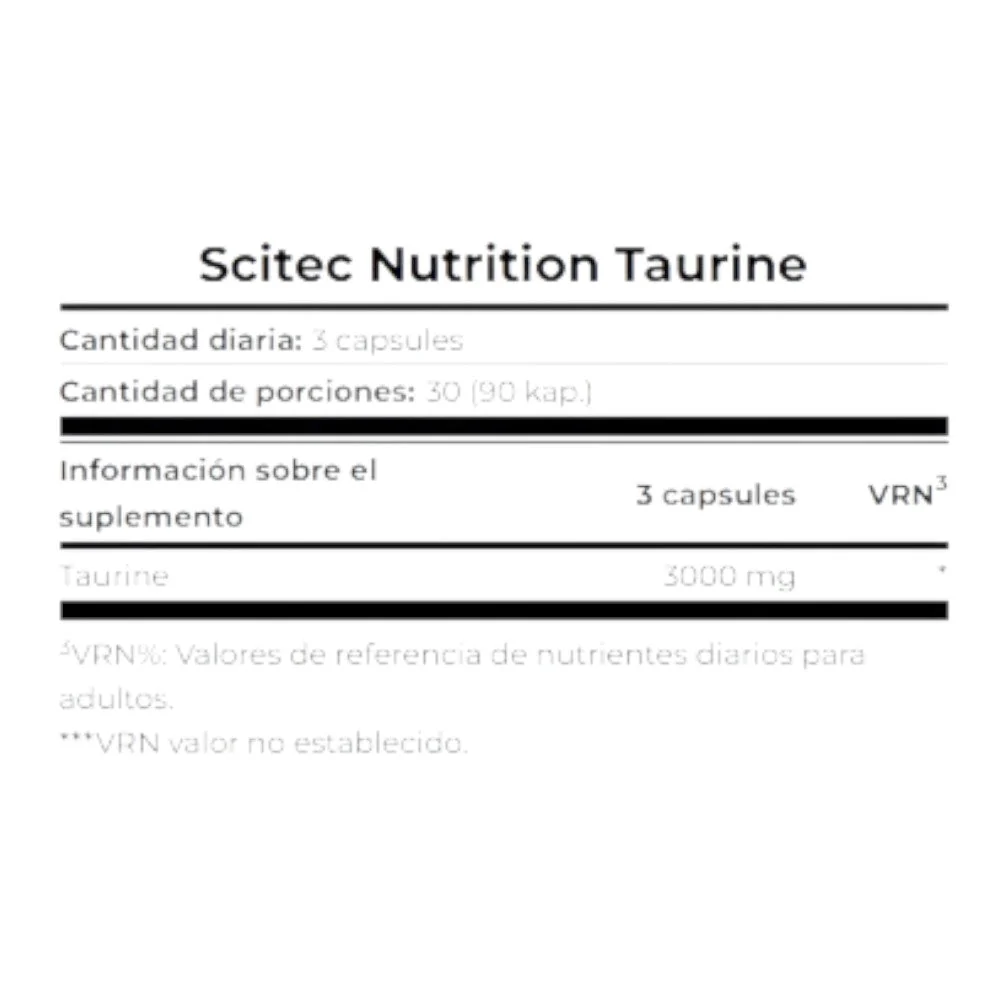 Taurine 90 Caps - Image 2