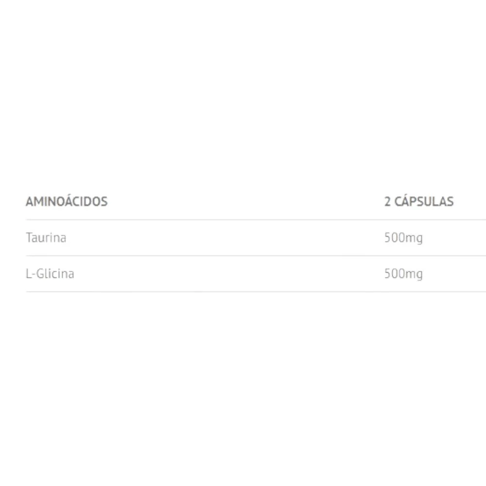 Taurine + Glycine 90 Caps - Image 2