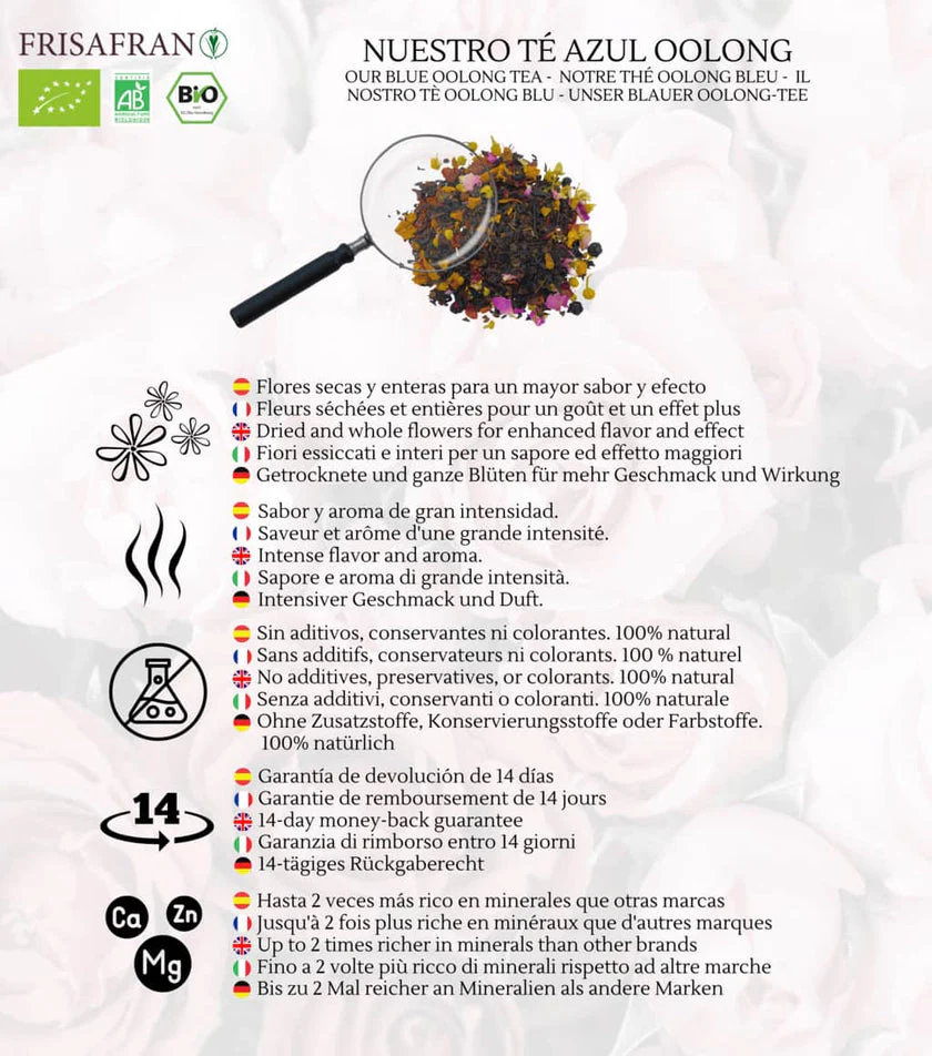 Té Oolong Ecológico | Granel | Calidad | Frisafran 100 G - Image 3