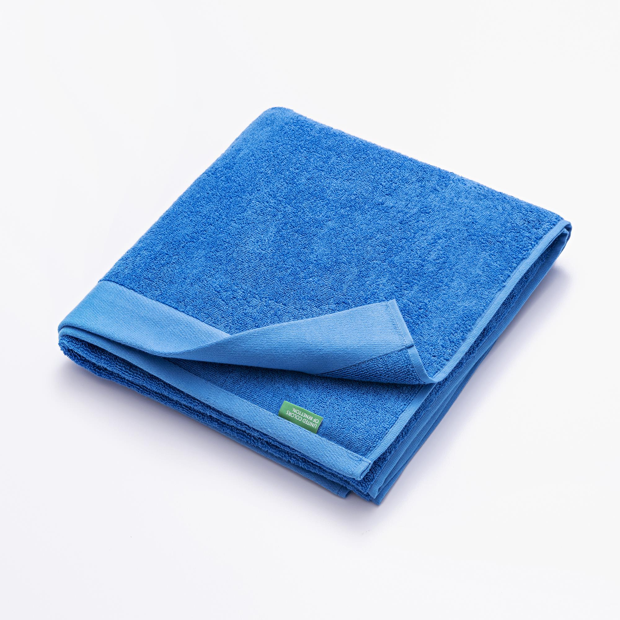 Toalla 90x150 Algodón Orgánico 450gsm Azul Benetton - Image 3