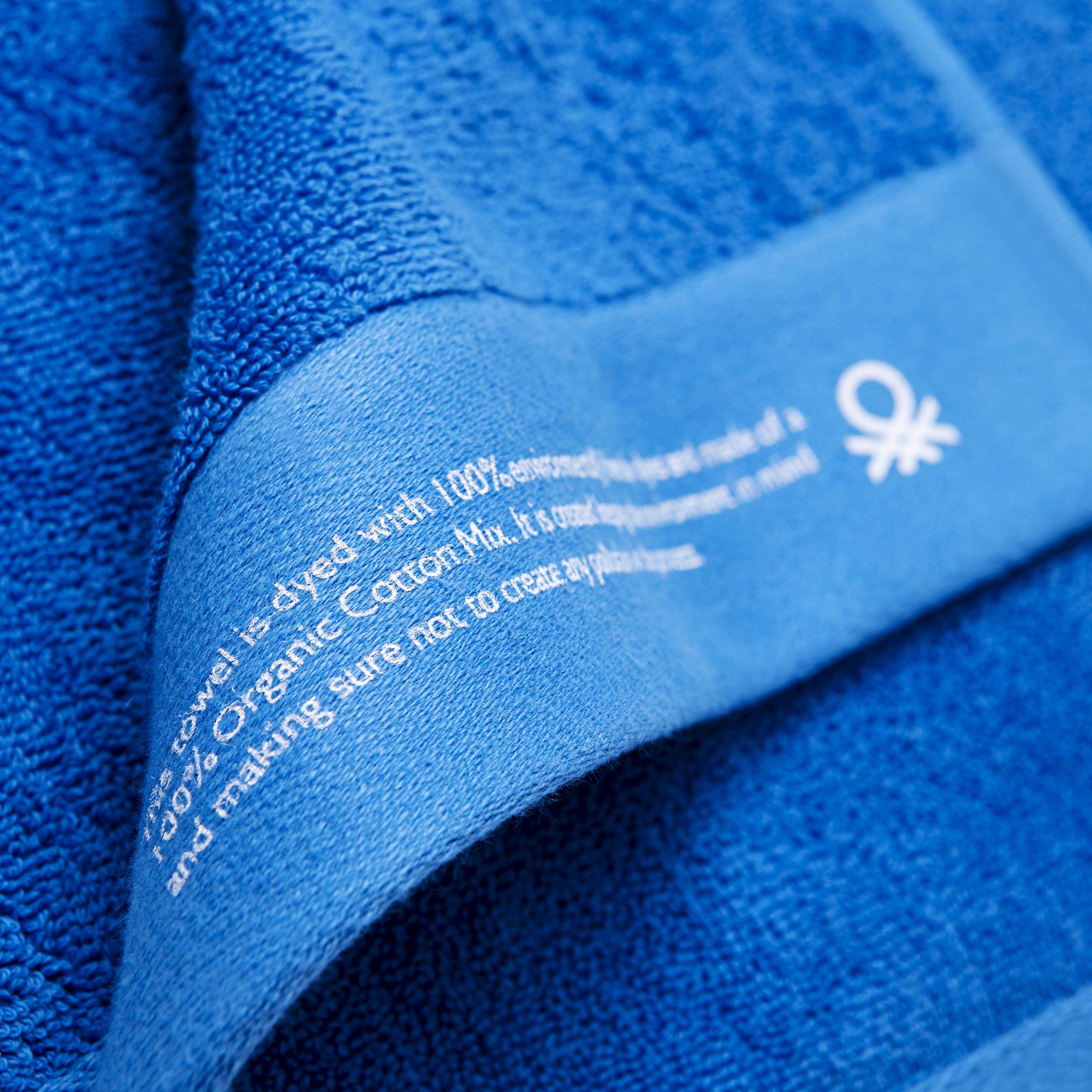Toalla 90x150 Algodón Orgánico 450gsm Azul Benetton - Image 6