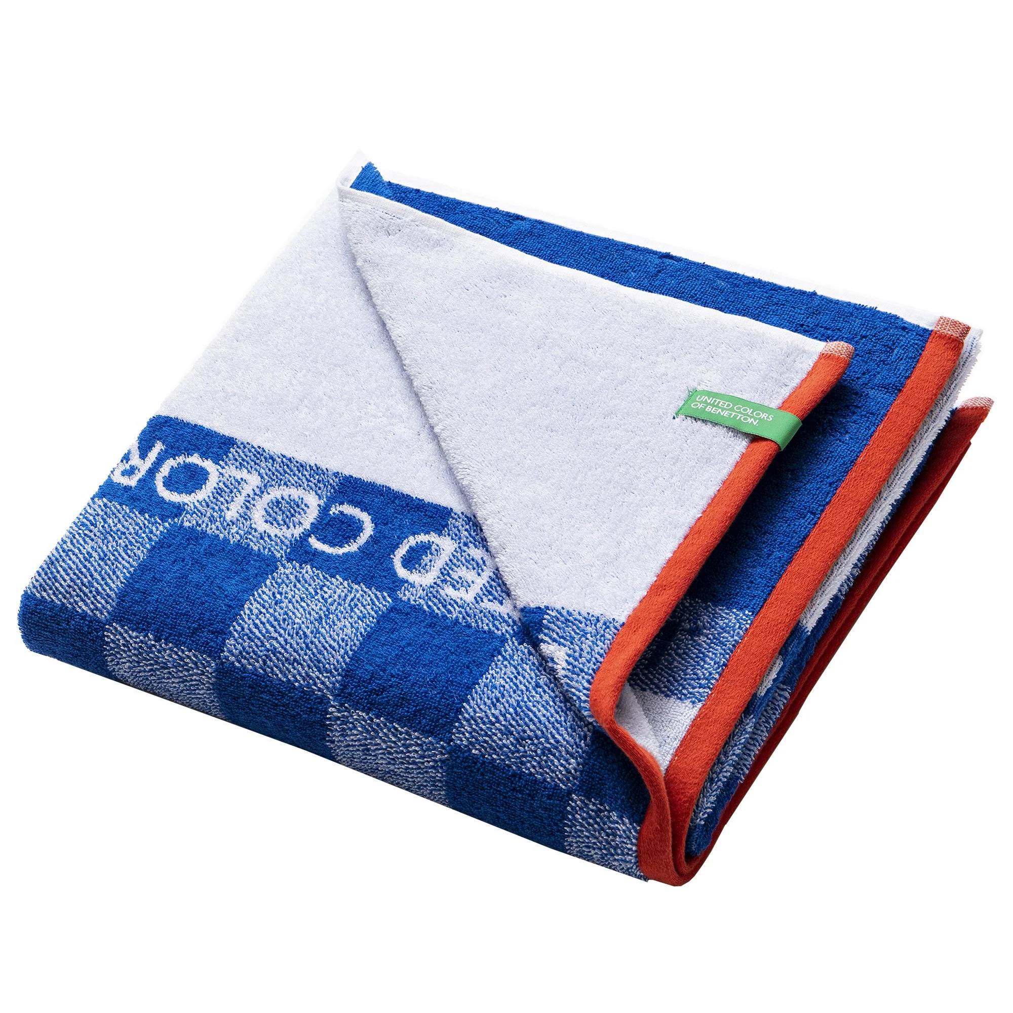 Toalla De Playa De Niño 70x140cm 450gsm 100% Algodón Azul Cuadros Kids - Image 4