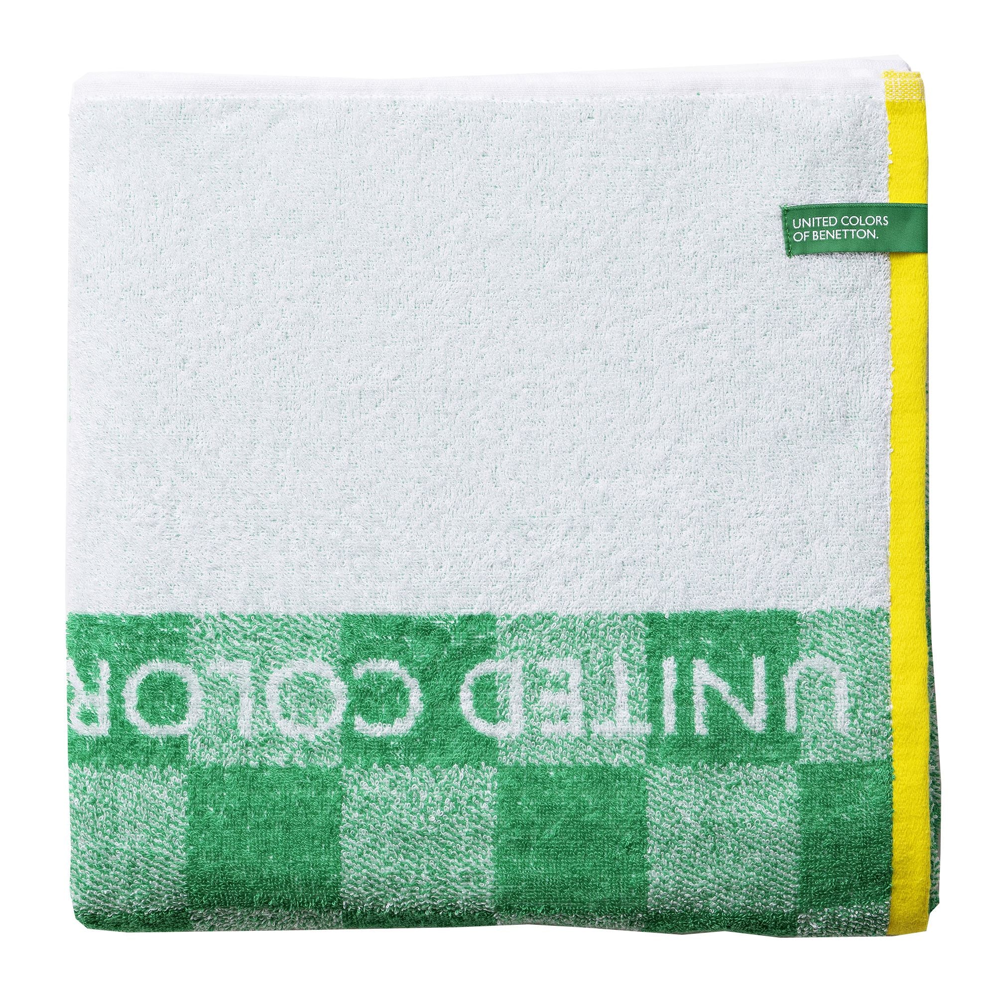 Toalla De Playa De Niño 70x140cm 450gsm 100% Algodón Verde Cuadros Kids - Image 2