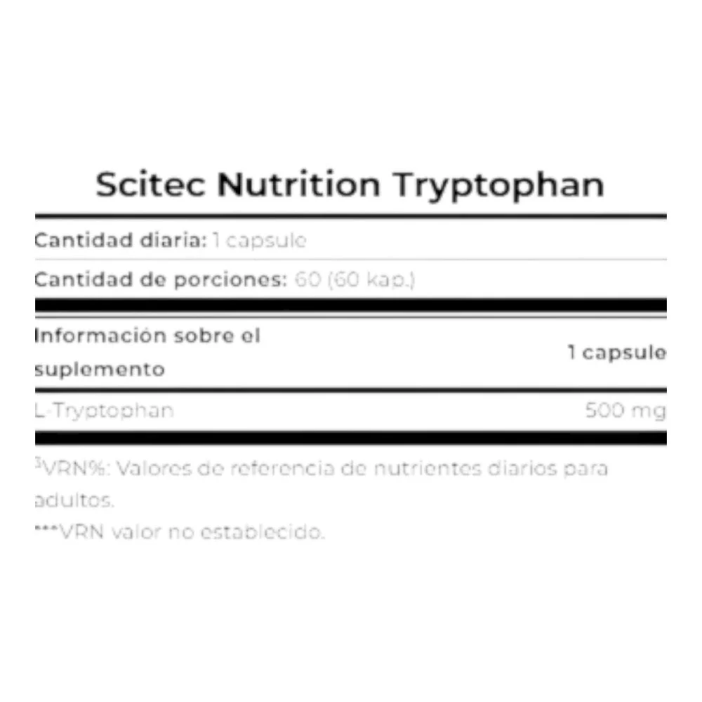 Tryptophan 60 Caps - Image 2