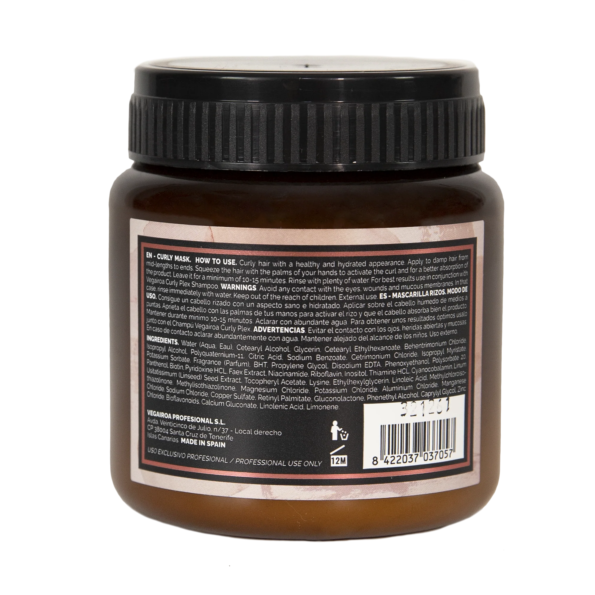 Vegairoa Curly Plex Mascarilla 275gr - Image 2