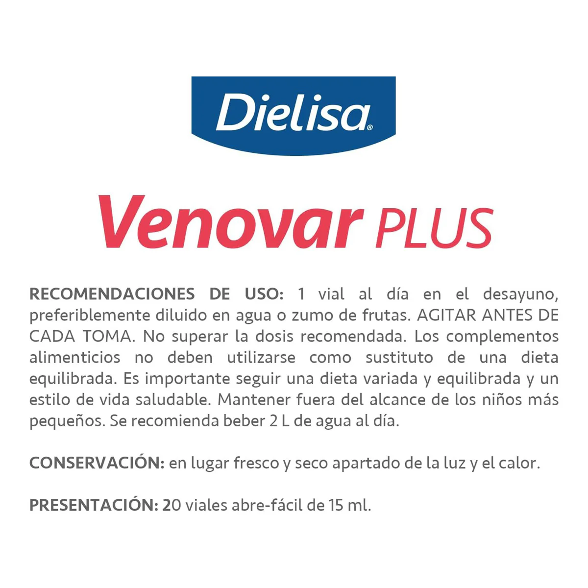 Venovar Plus Viales DIELISA 300g - Image 4