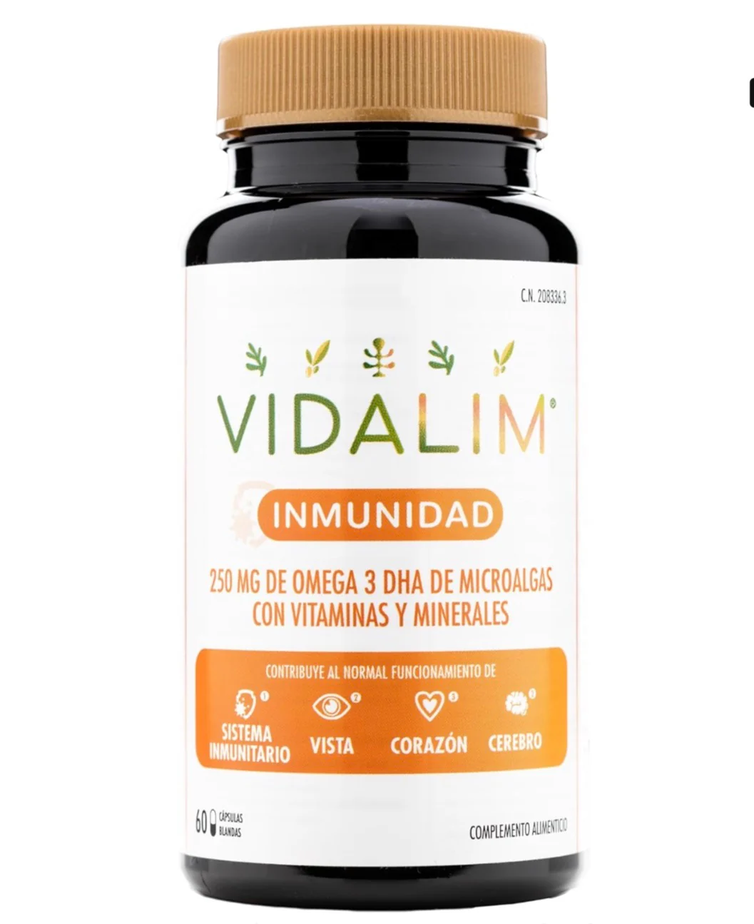 Vidalim Inmunidad - Omega 3 250 Mg Dha + Vitaminas Y Minerales Pack Oferta 120 Cápsulas - Image 2