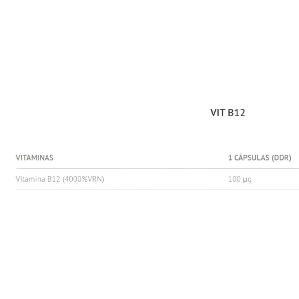 Vitamin B12 100 Mcg 100 Caps - Image 2