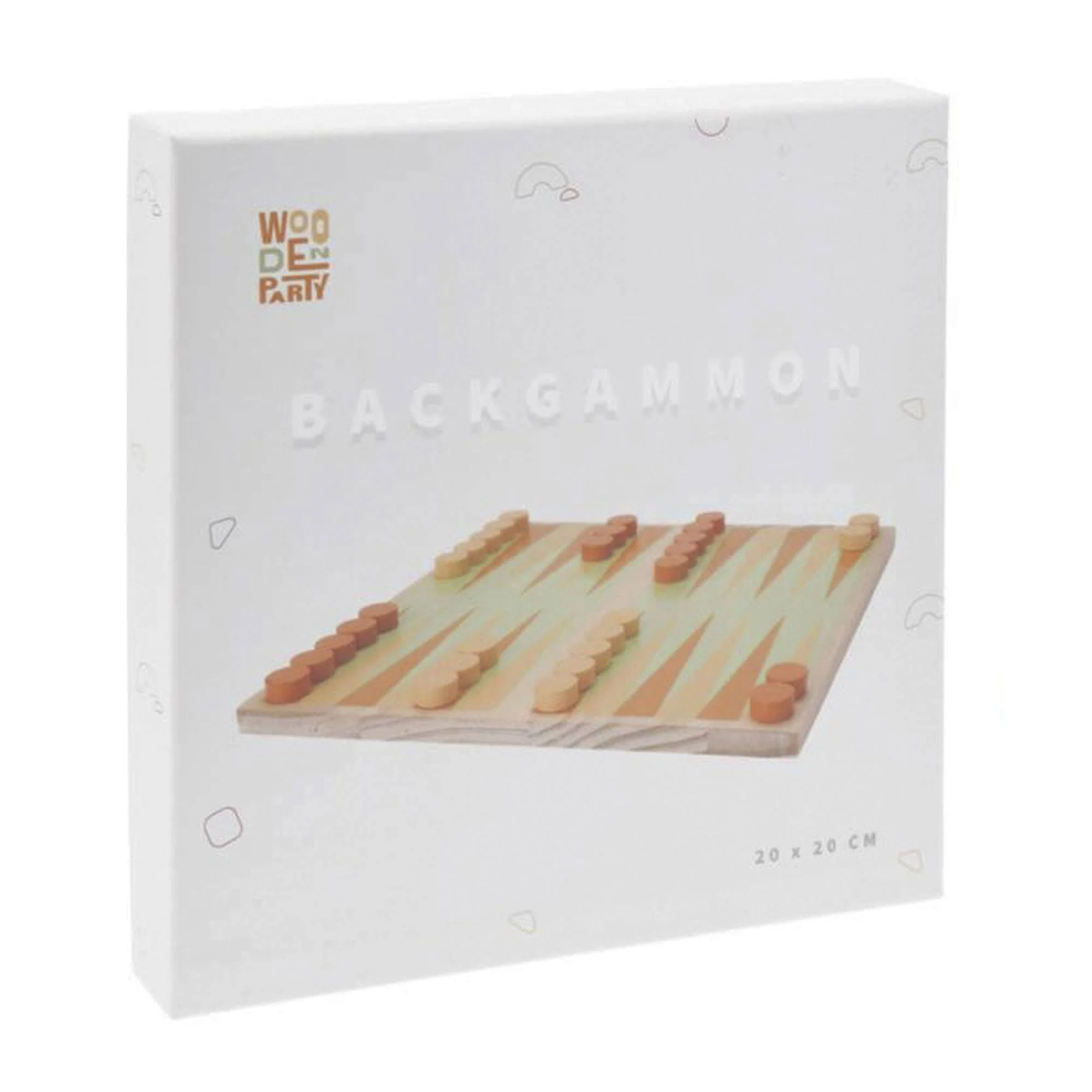 Well Home - Juego De Backgammon Con Bolsa De Algodón - Image 3