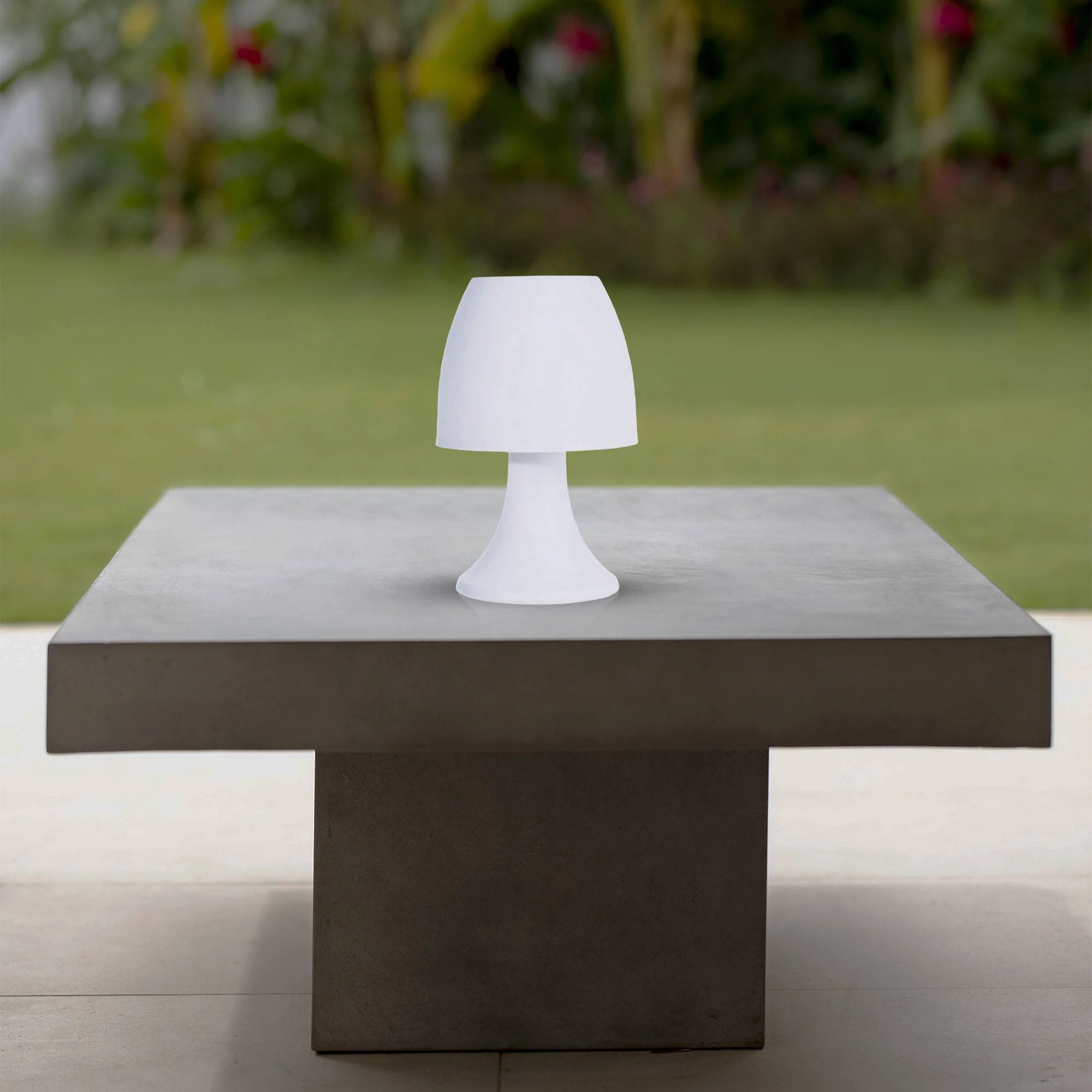 Well Home Lampara De Mesa Color Blanco Ø12x19,2cm - Image 3