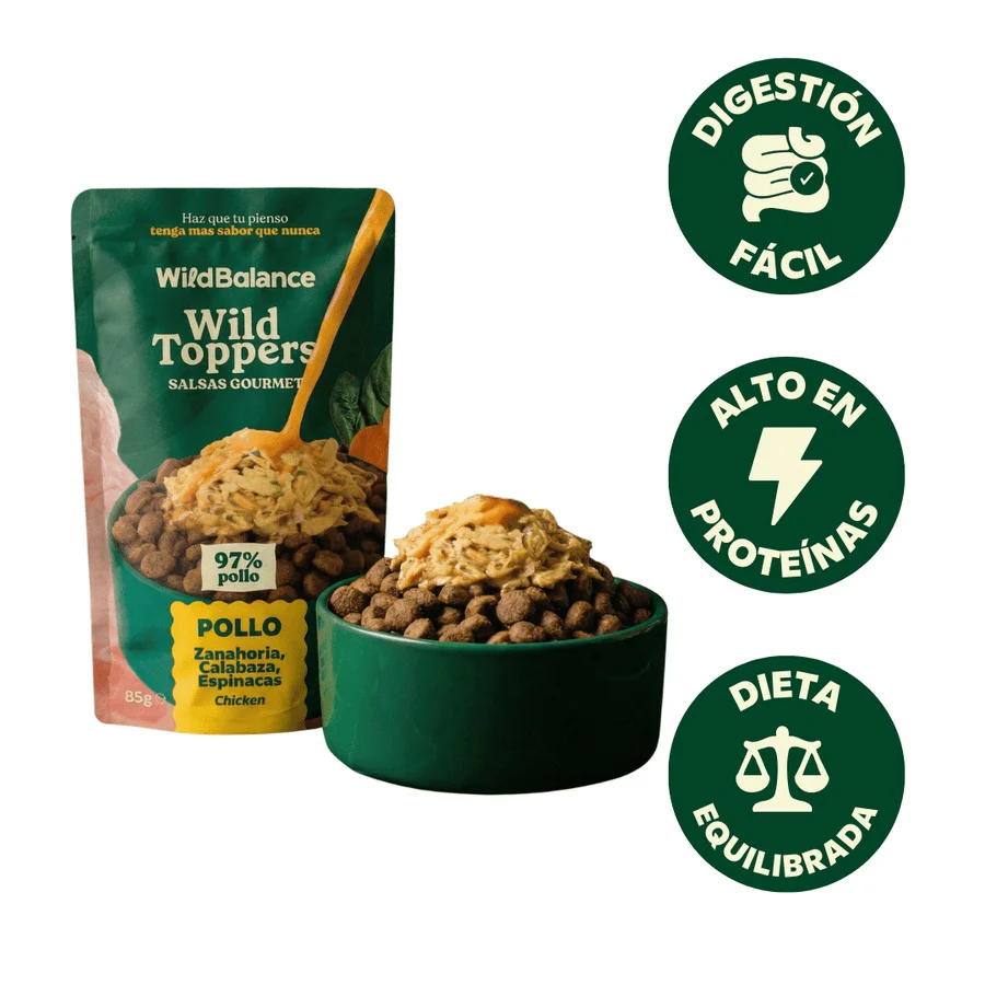 Wild Toppers Salsas Gourmet Pollo Wild Balance 85g - Image 2
