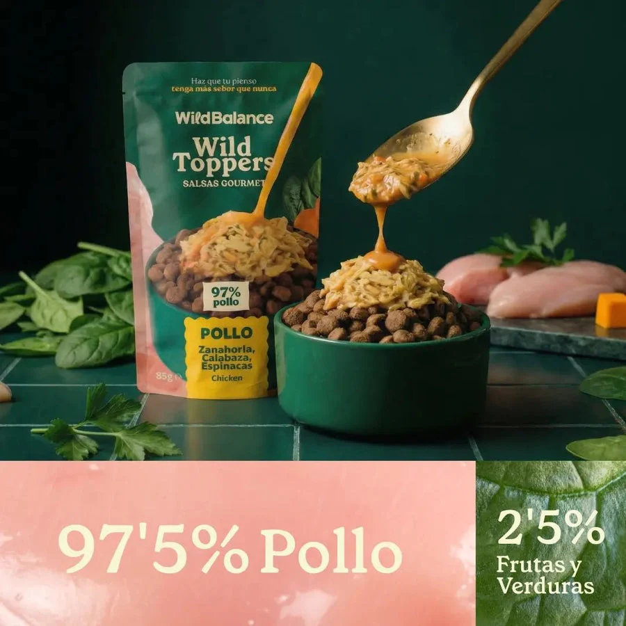 Wild Toppers Salsas Gourmet Pollo Wild Balance 85g - Image 3