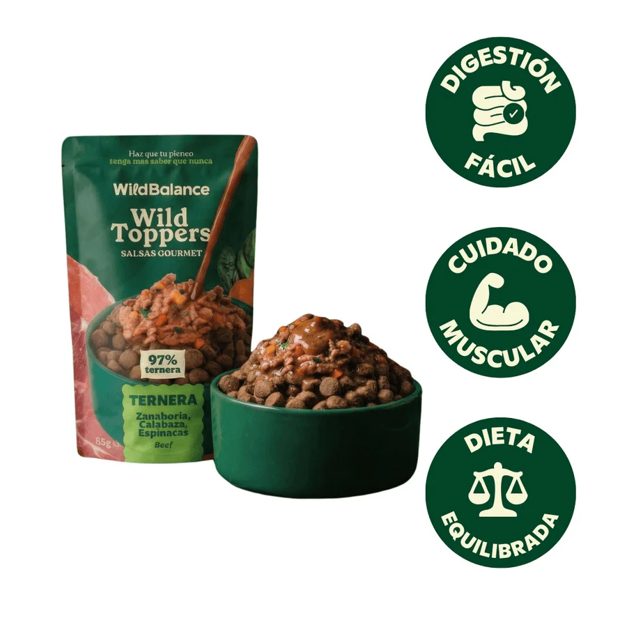 Wild Toppers Salsas Gourmet Ternera Wild Balance 85g - Image 2