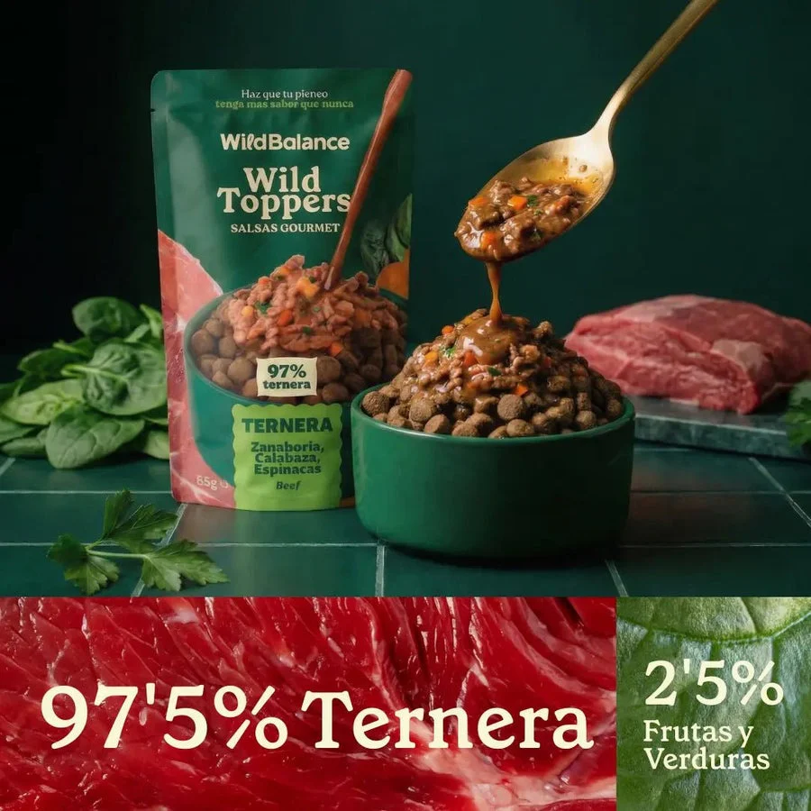 Wild Toppers Salsas Gourmet Ternera Wild Balance 85g - Image 3