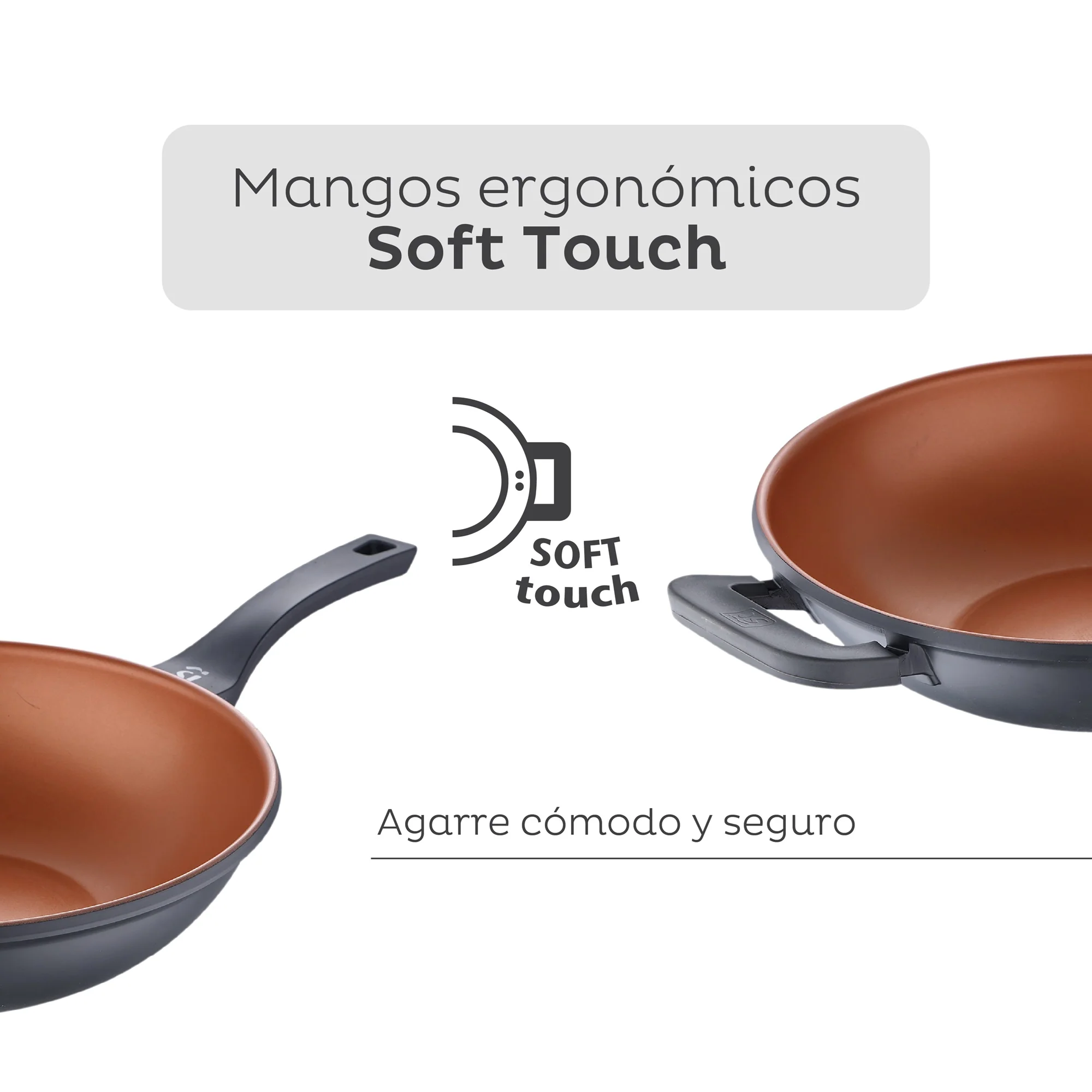 Wok Antiadherente Ø32cm Bronze San Ignacio - Image 6