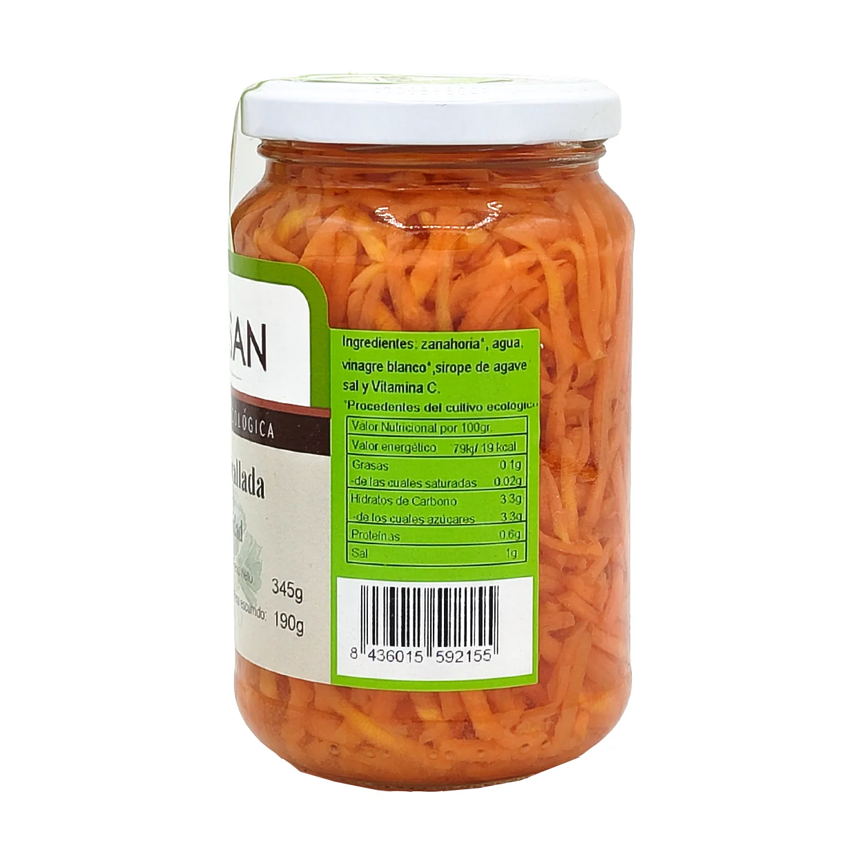 Zanahoria Rallada Eco Bionsan 345gr - Image 2