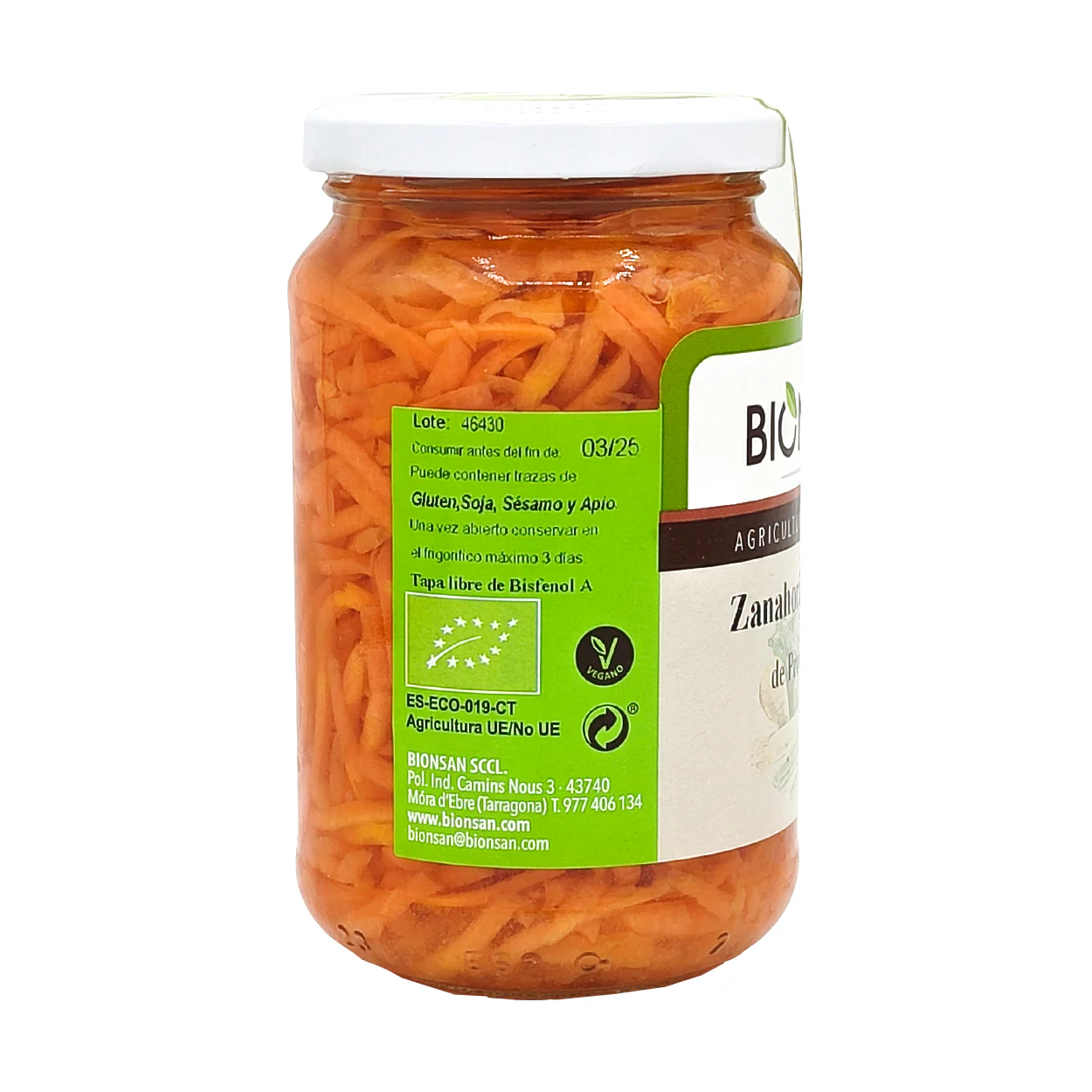 Zanahoria Rallada Eco Bionsan 345gr - Image 3